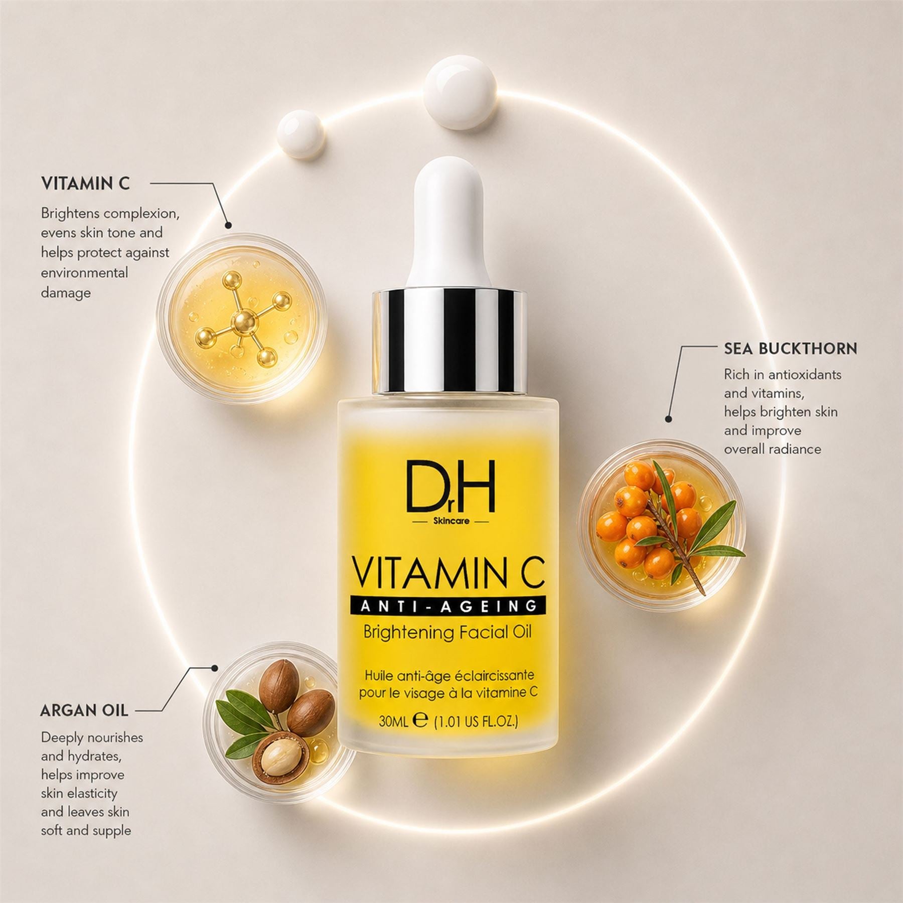 DR H Vitamin C Brightening Oil 30ml
