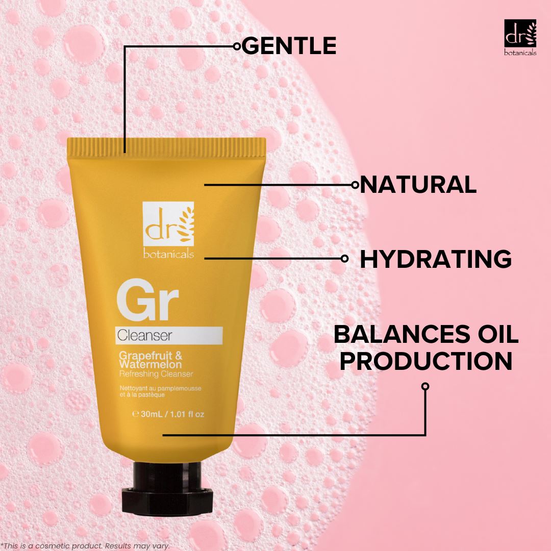 Erfrischendes Reinigungsgel mit Grapefruit und Wassermelone, 30 ml