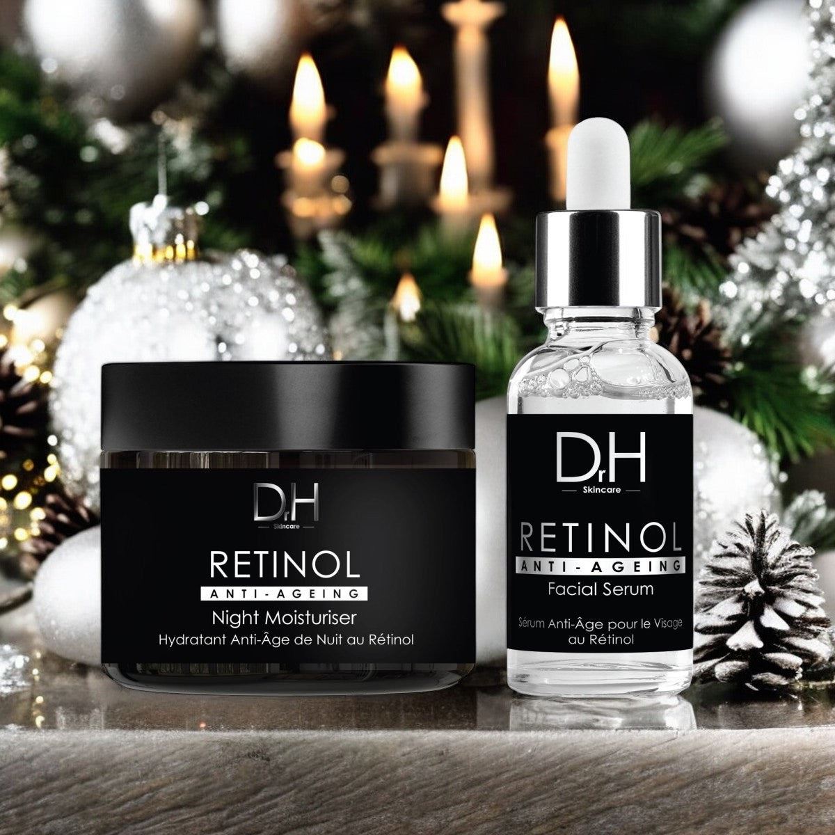Retinol Anti-Ageing Nachtcreme 60 ml + Retinol Anti-Ageing Gesichtsserum 30 ml