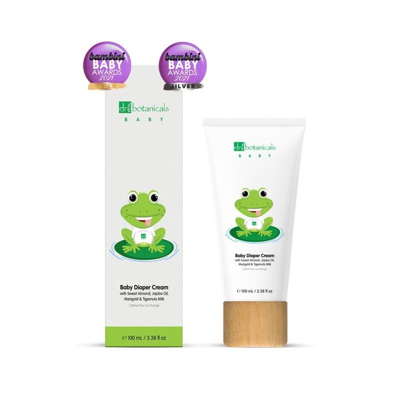 Baby-Windelcreme- und Körpermilch-Set mit Süßmandelöl