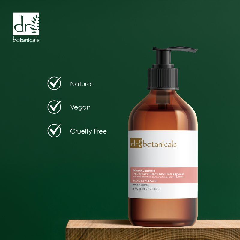 Moroccan Rose Antibacterial Hand & Face Cleansing Wash 500ml - skinChemists