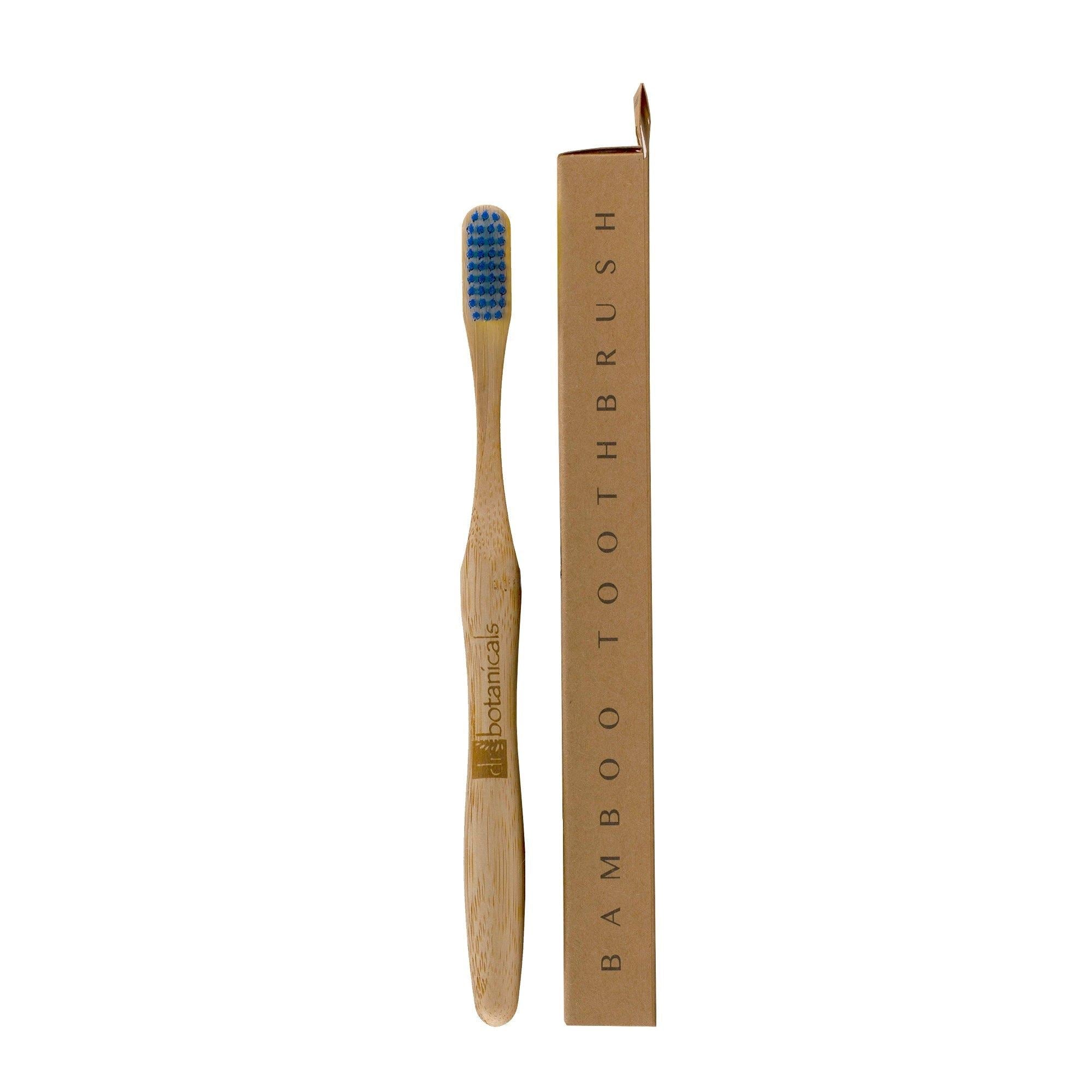 Bamboo Toothbrush Blue Twin Value Savings Pack