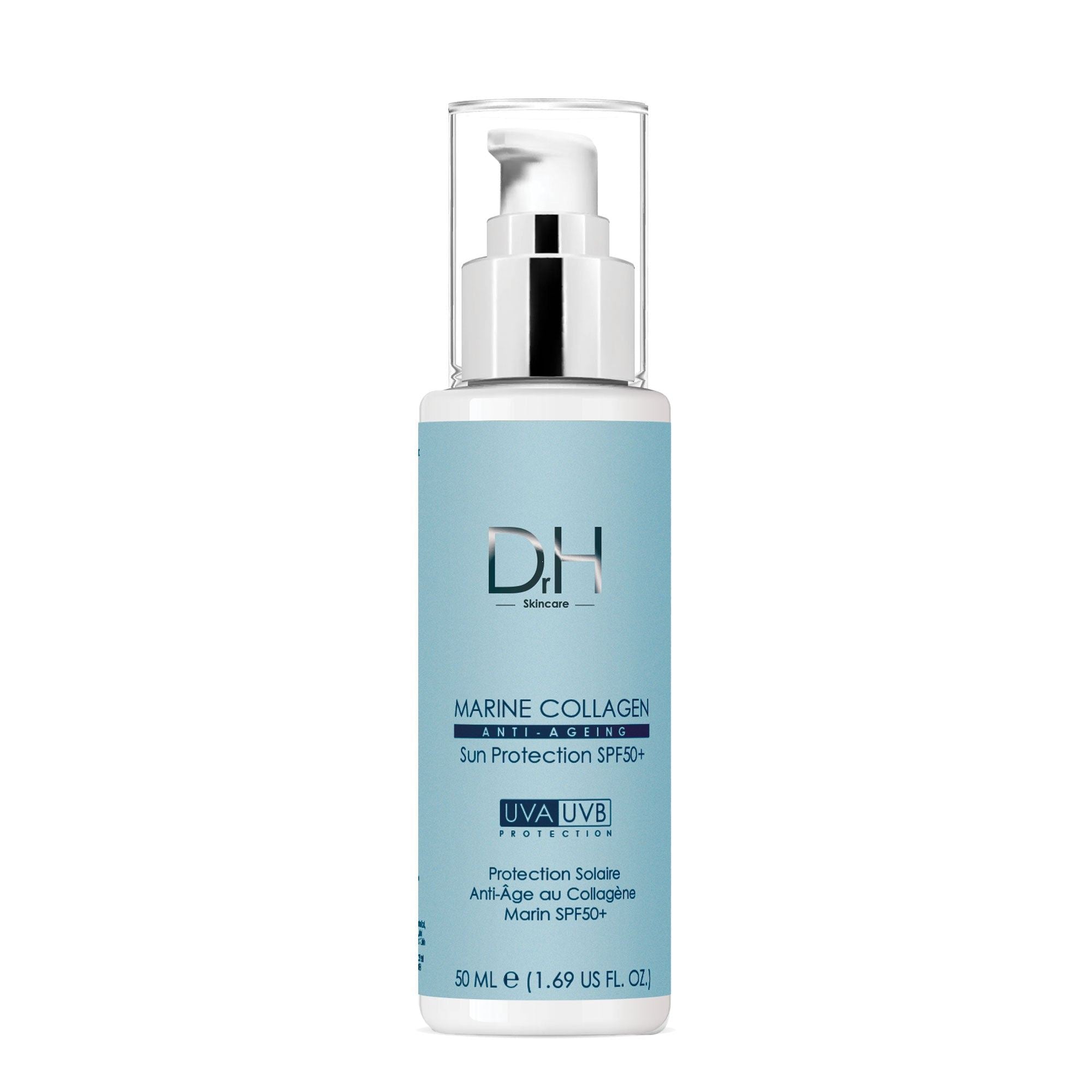 Anti-Aging-Sonnenschutz mit Meereskollagen, LSF 50, 50 ml