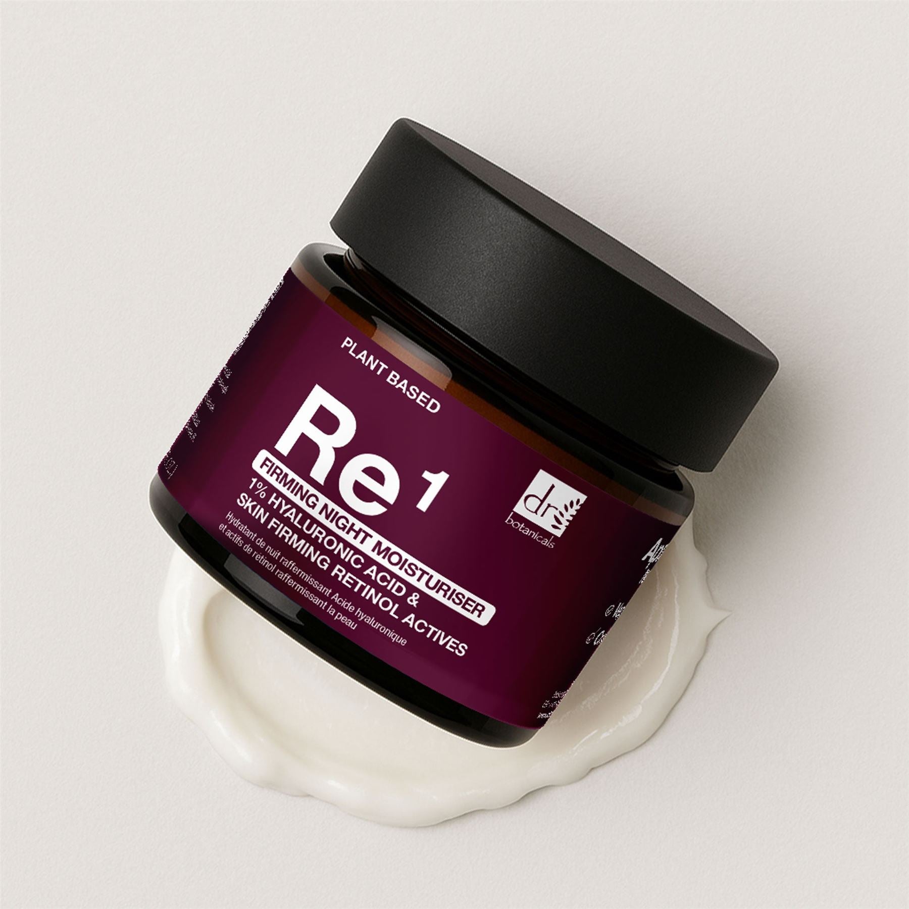 Straffende Nachtcreme mit 1 % Hyaluronsäure und hautstraffenden Retinol-Wirkstoffen, 60 ml