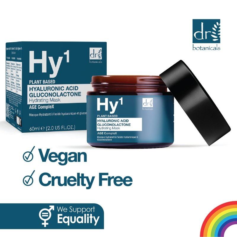 Anti-Aging-Tagescreme, Serum und Maske mit Hyaluronsäure