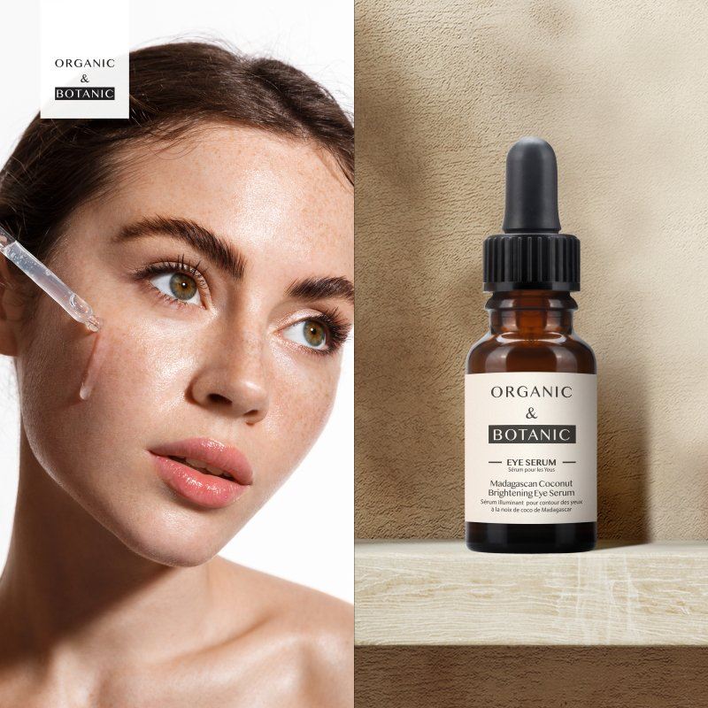 Madagascan Coconut Eye Serum - 15ml - Hydrating & Depuffing with Aloe Vera & Vitamin E for Refreshed, Youthful Eyes - skinChemists