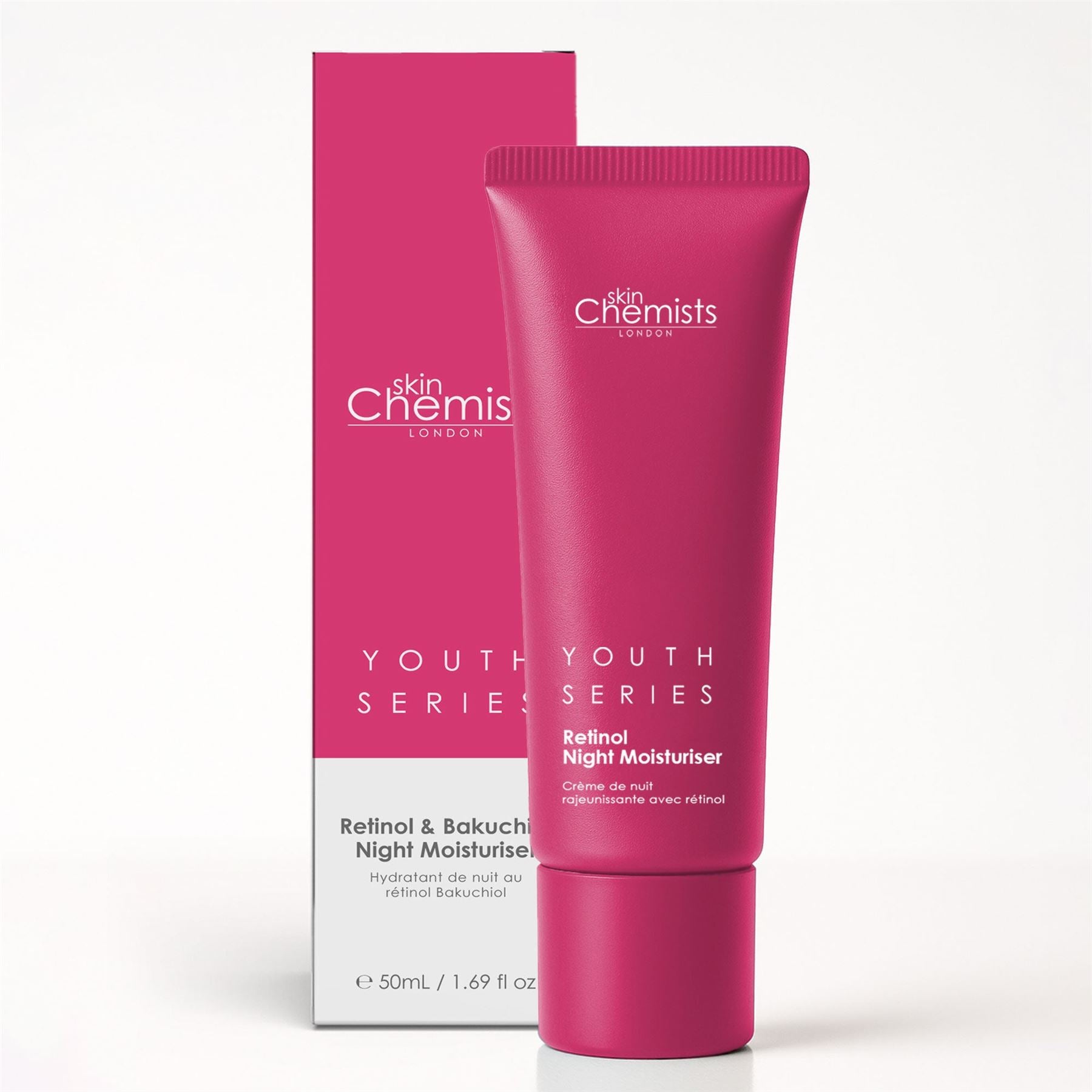 Crème de nuit au rétinol et au bakuchiol Youth Series 50 ml