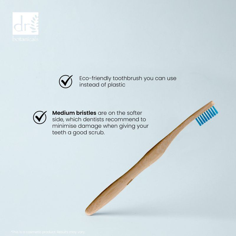 Bamboo Toothbrush Blue - skinChemists