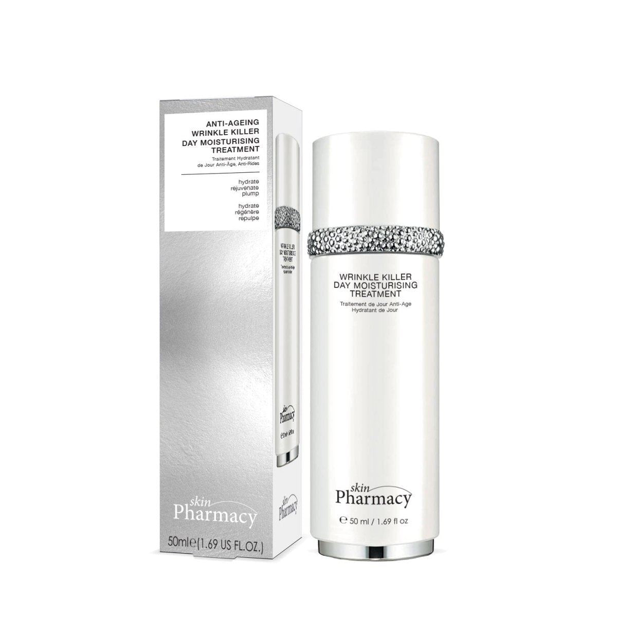 Komplette Pflegeroutine: Reinigungsseife, Serum und Tagescreme