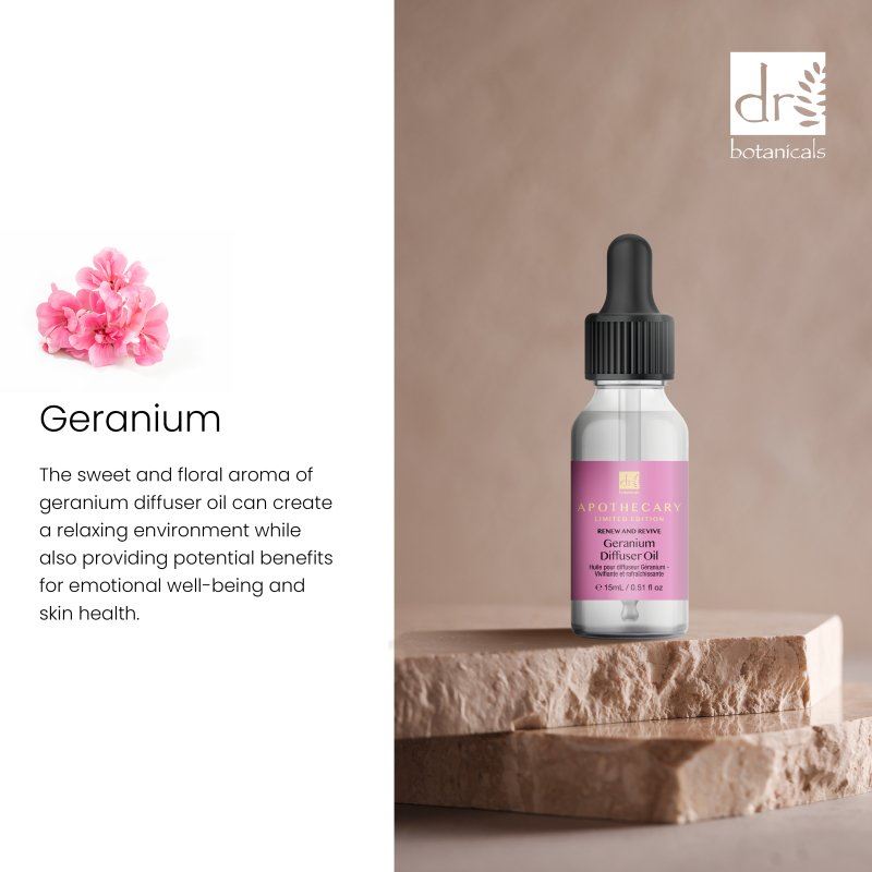 Renew & Revive Geranium Diffuser Oil 15ml - skinChemists