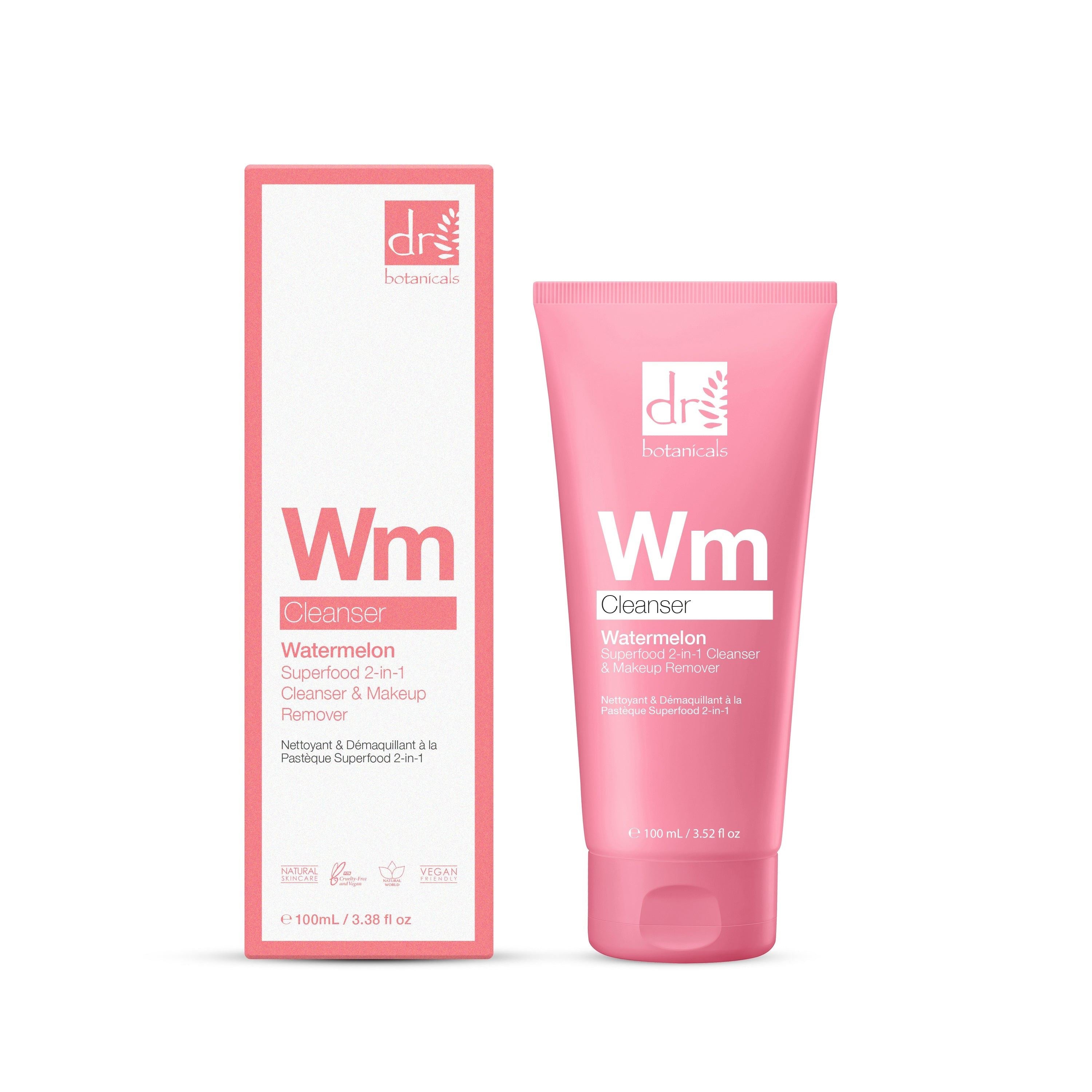 Wassermelonen-Superfood 2-in-1 Reinigungs- und Make-up-Entferner-Trio