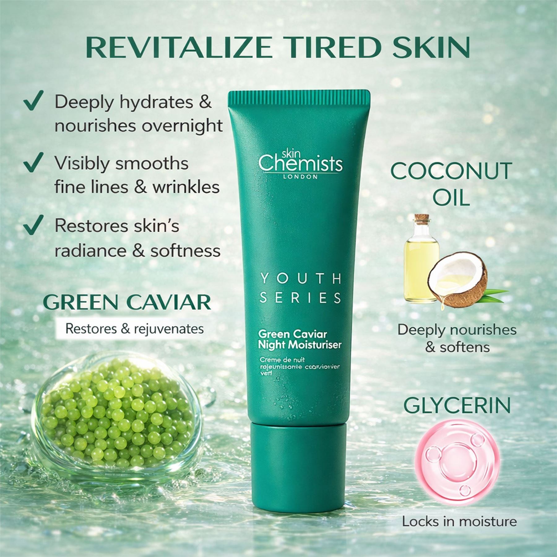 Youth Series Green Caviar Nachtcreme 50 ml