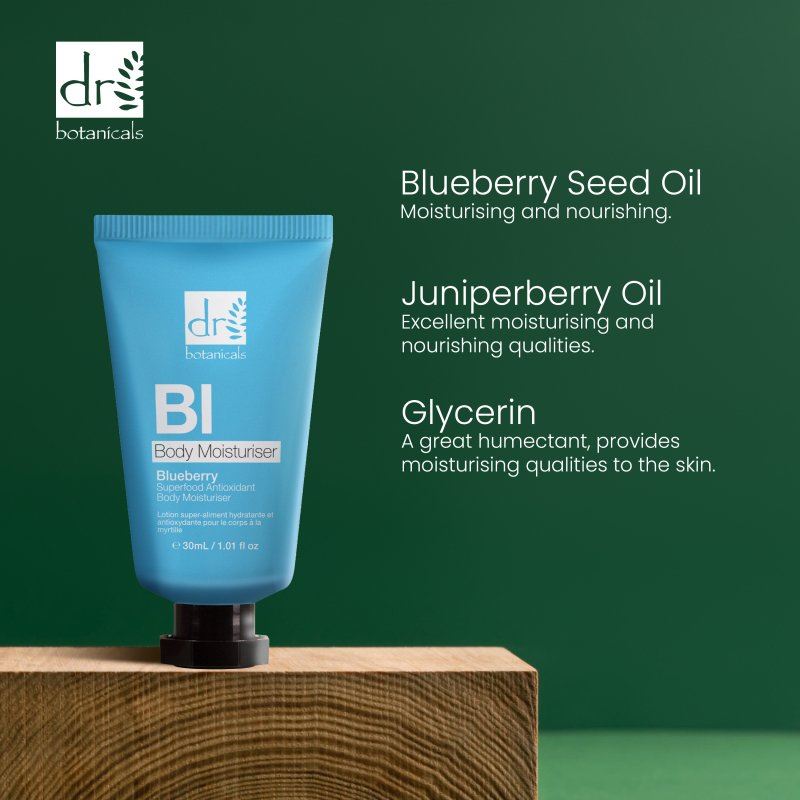Blaubeer-Superfood-Antioxidantien-Körperlotion 30 ml