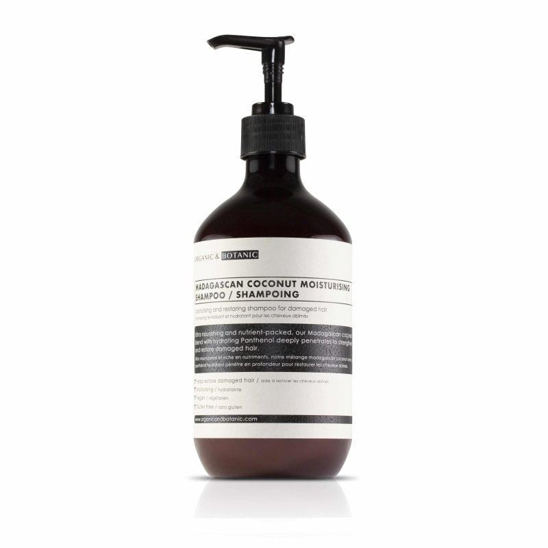 Hochwertiges Feuchtigkeitsshampoo mit madagassischer Kokosnuss, 500 ml