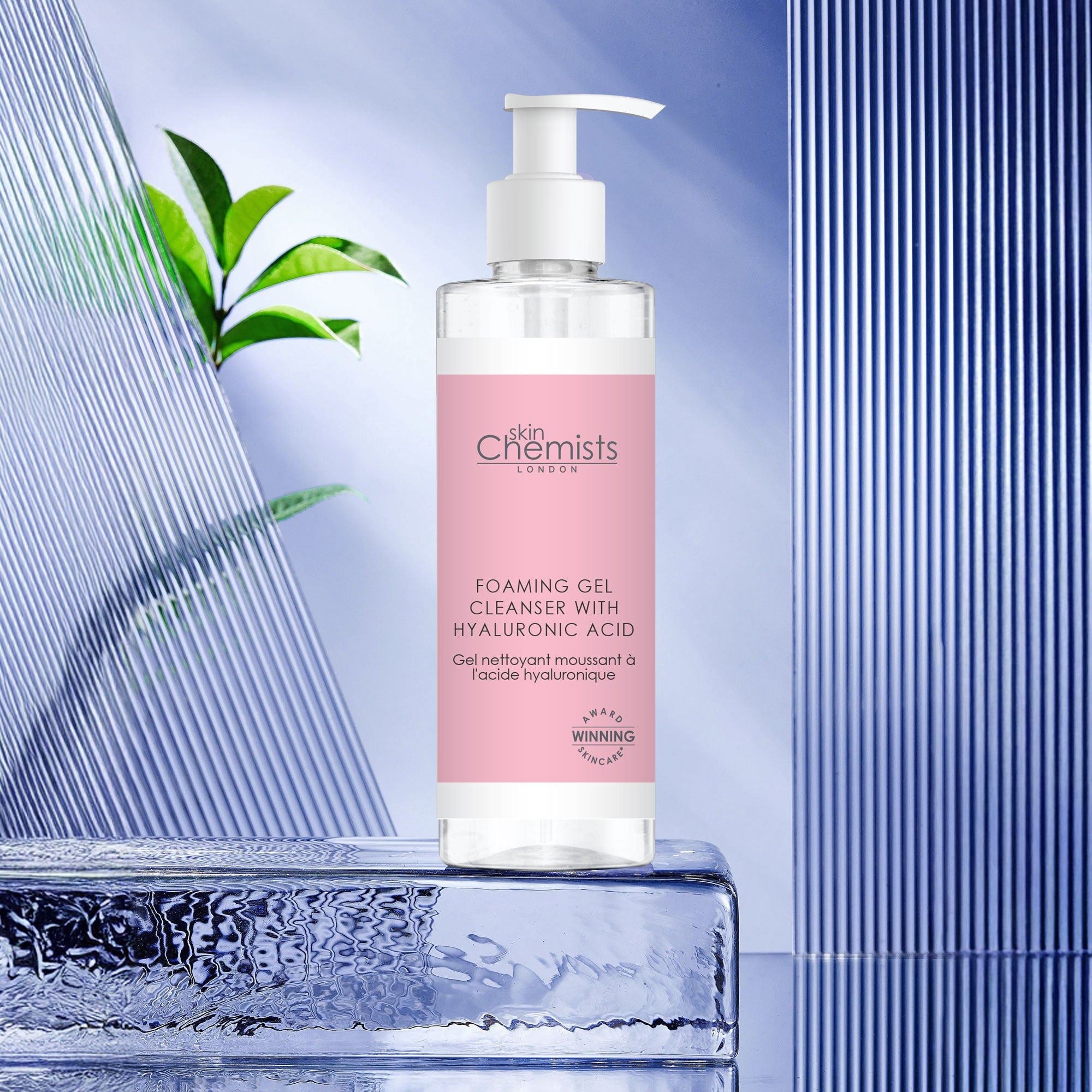 Schäumendes Gel-Reinigungsgel mit Hyaluronsäure, 200 ml