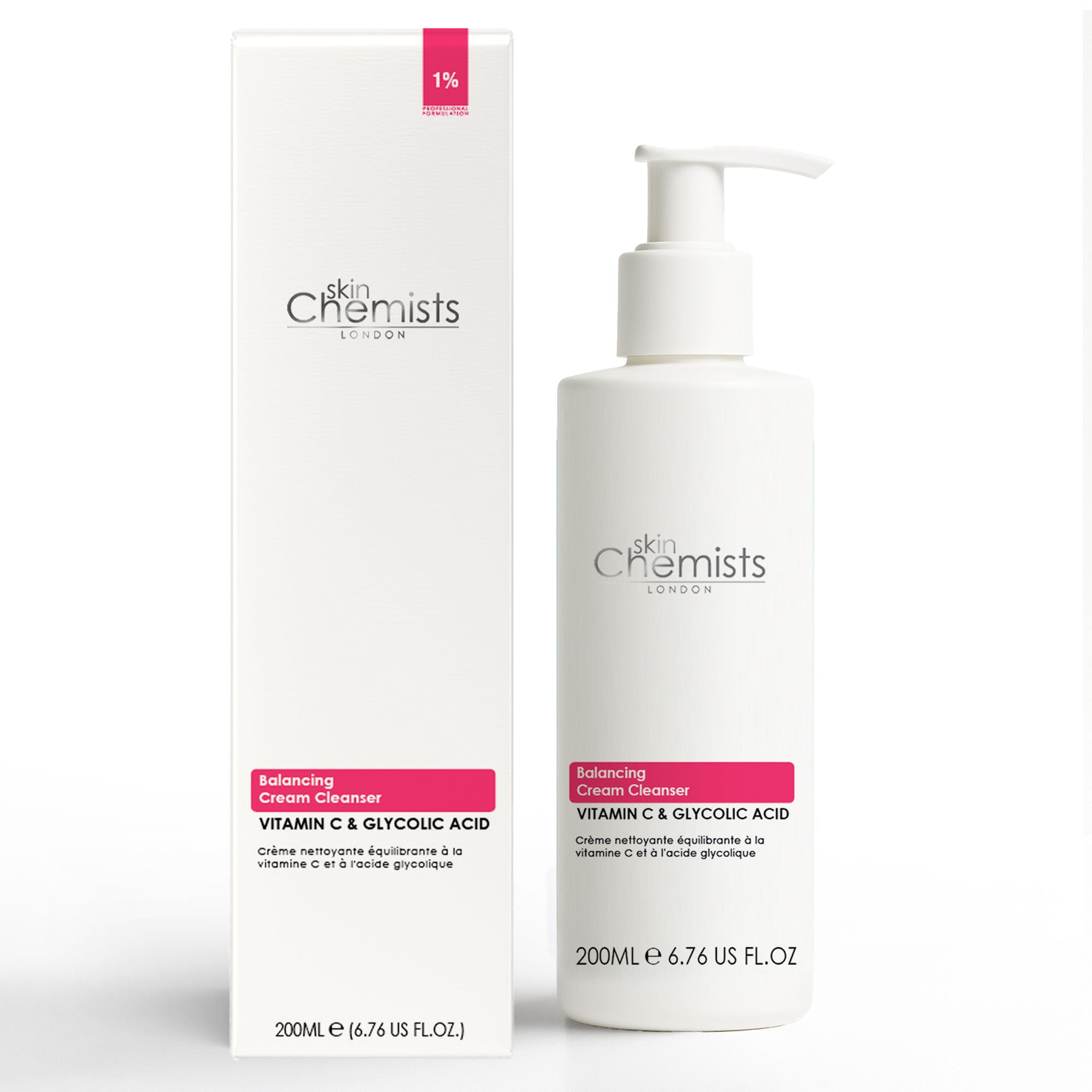Ausgleichender Reinigungsschaum mit Vitamin C und Glykolsäure, 200 ml