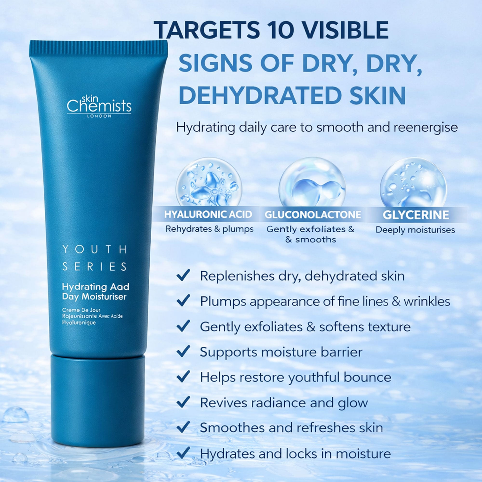 skinChemists Hyaluronsäure Tagescreme 50ml