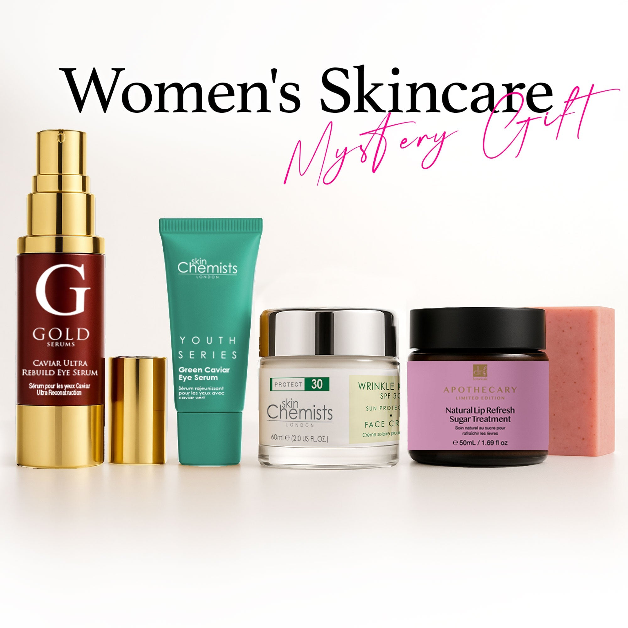 Überraschungsbox für hochwertige Schönheits- und Hautpflegeprodukte für Frauen