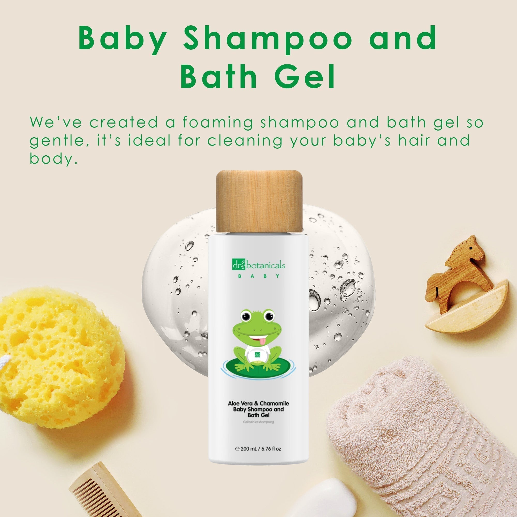 Aloe Vera & Kamille Baby Shampoo & Duschgel 200 ml