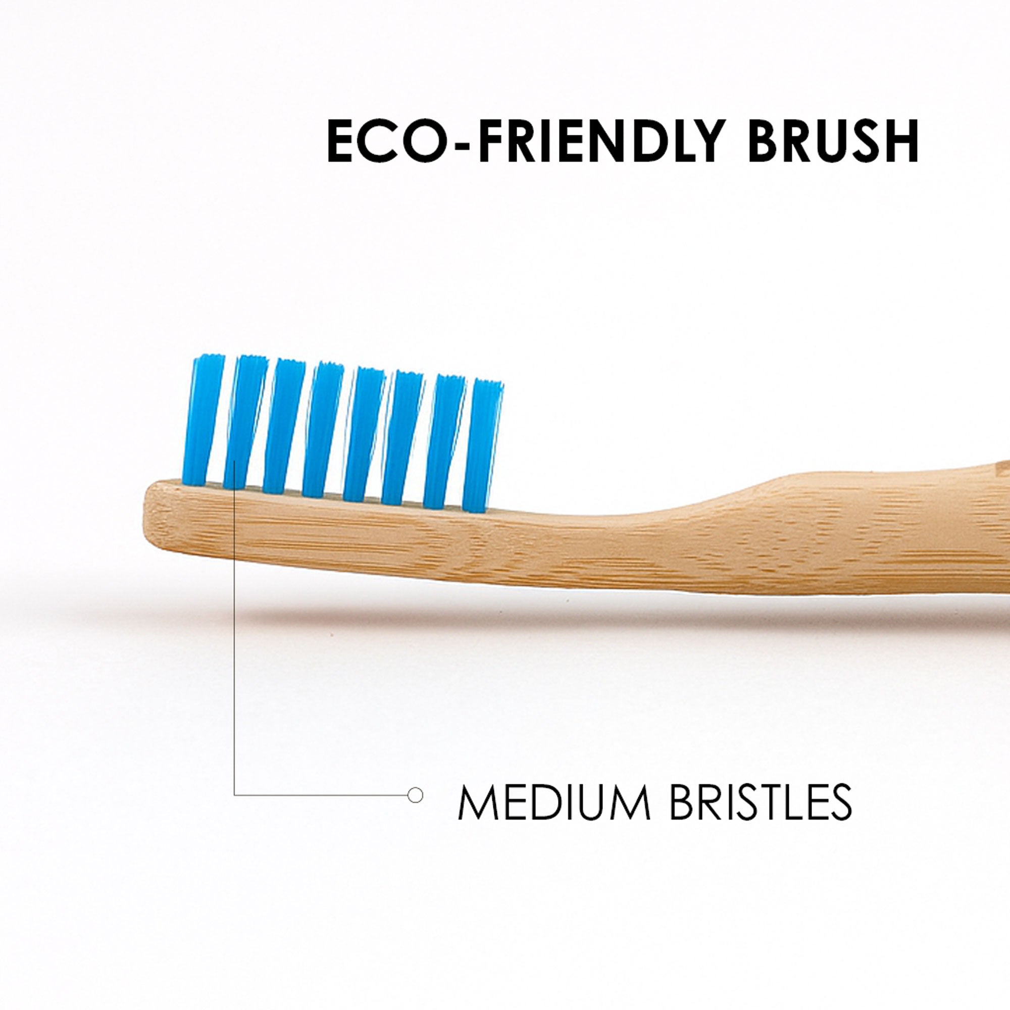 Brosse à dents en bambou bleue