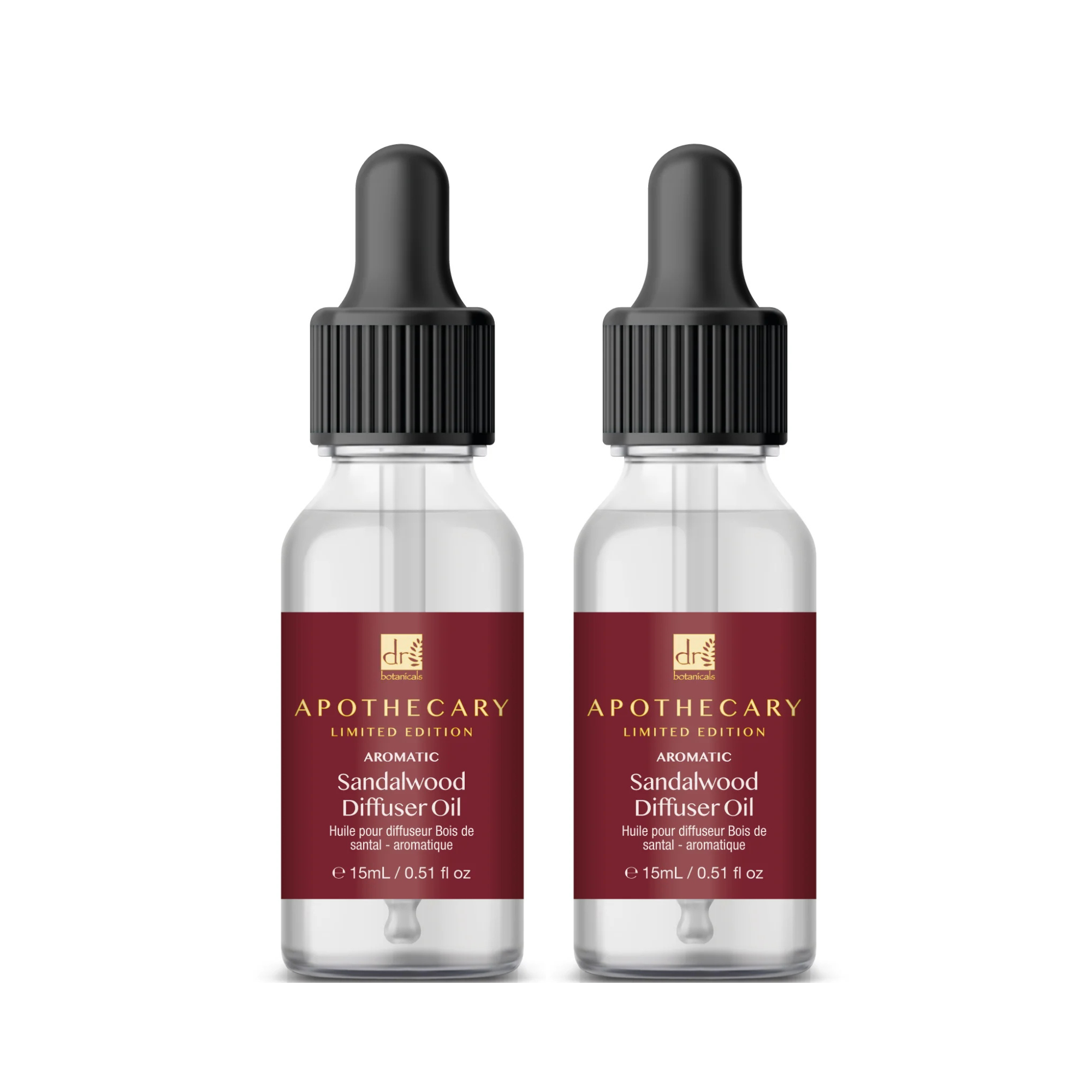 Aromatisches Sandelholz-Diffusoröl 15 ml Doppelpack