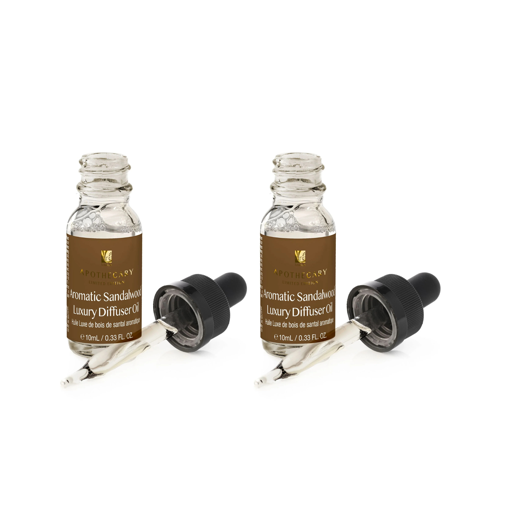 Aromatisches Sandelholz-Luxus-Diffusoröl 10 ml Doppelpack