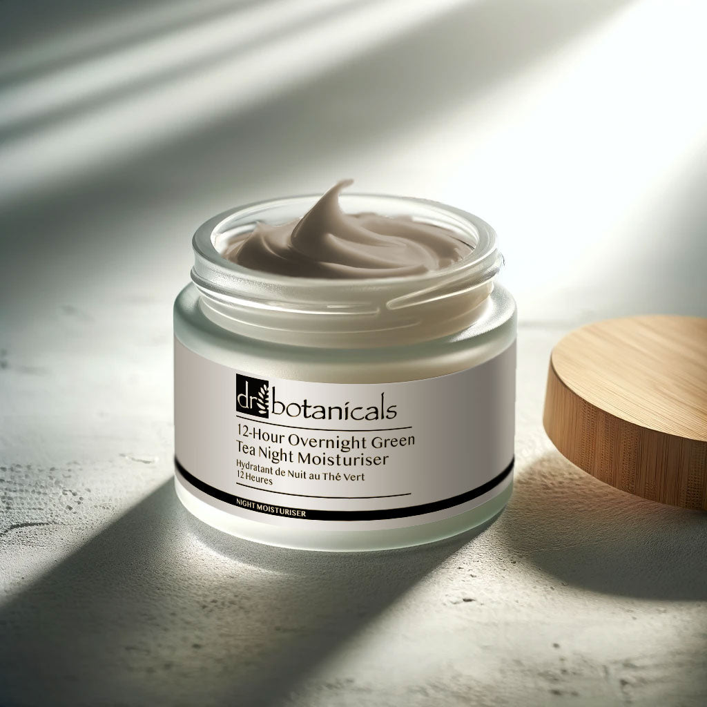 12-Stunden-Nachtcreme mit Grüntee, 2 x 50 ml, Doppelpackung