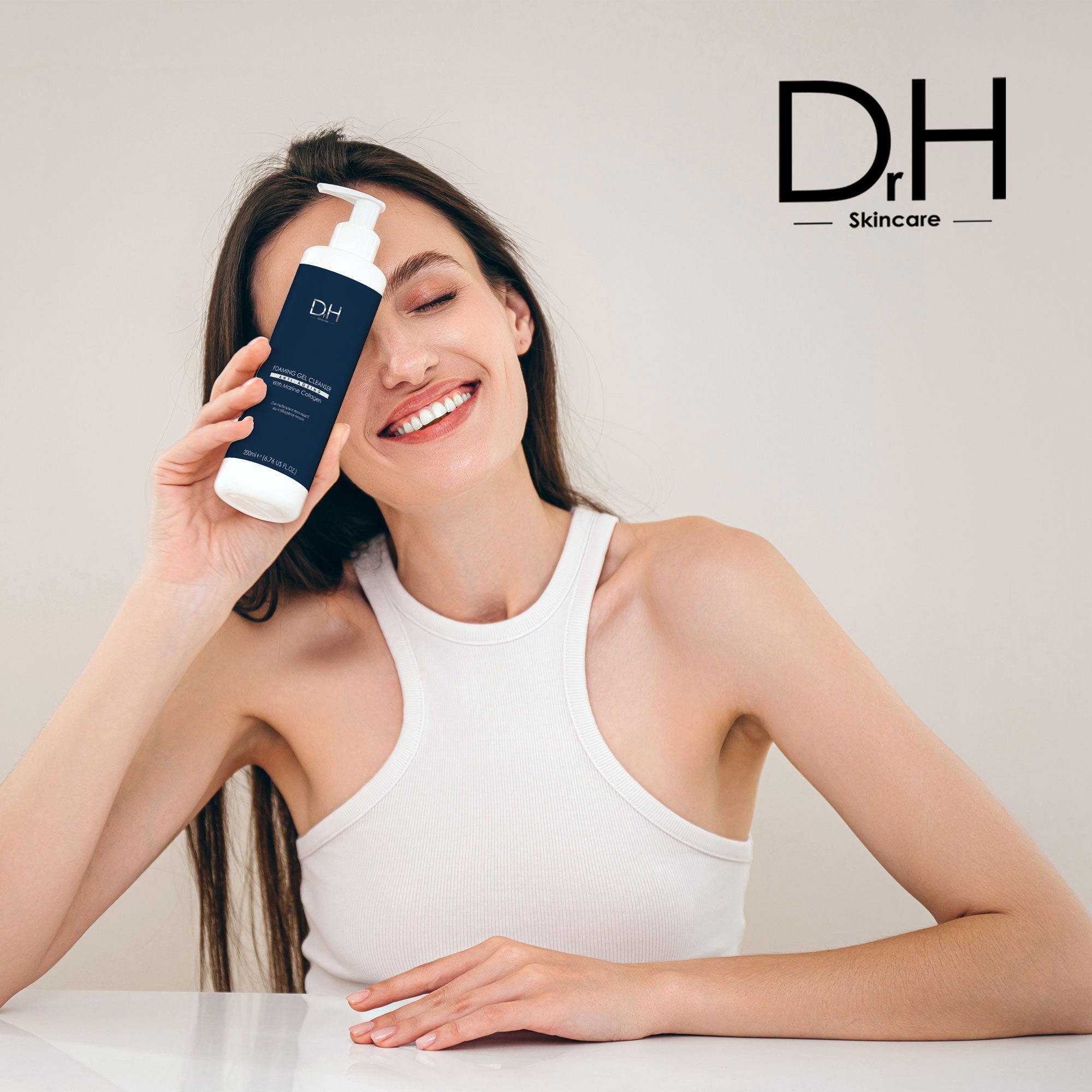 Schäumendes Gel-Reinigungsgel mit Meereskollagen, 2 x 120 ml, Doppelpackung