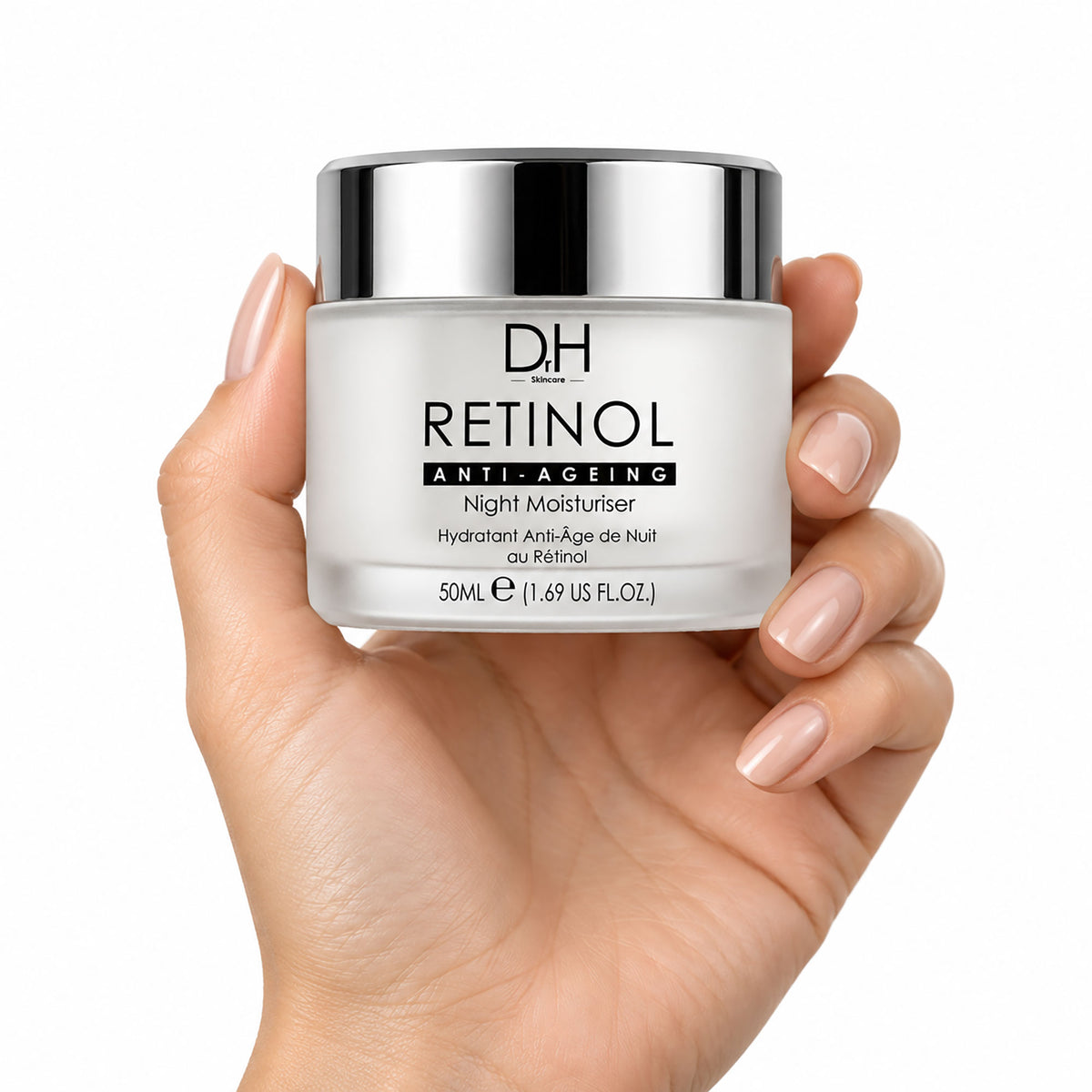 Crema idratante antietà da notte al retinolo, 50ml