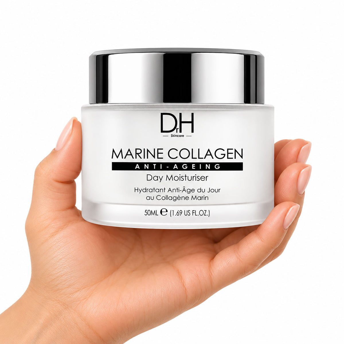 Hidratante de día antiedad con colágeno marino, 50ml