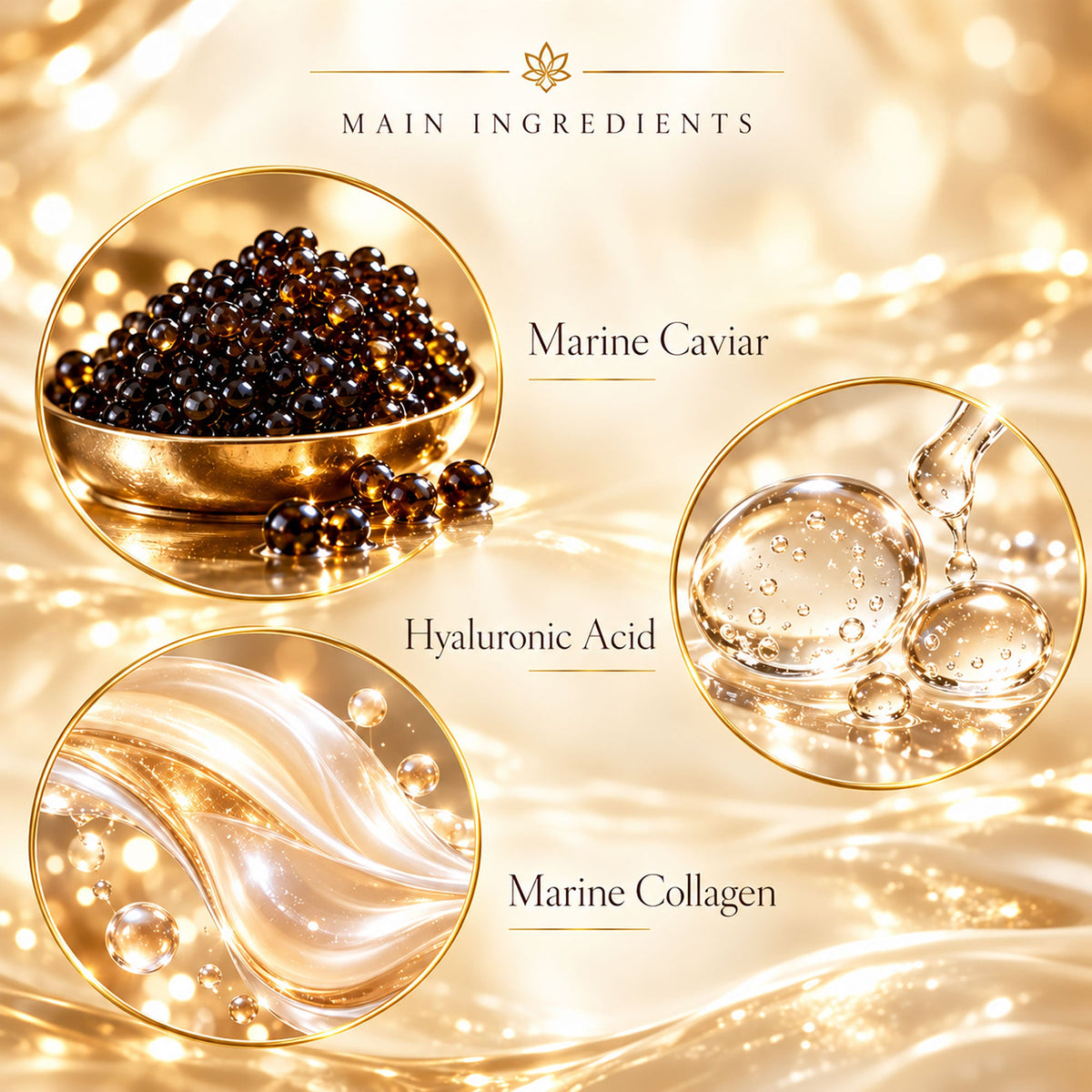 Sérum de caviar para el contorno de ojos 15ml
