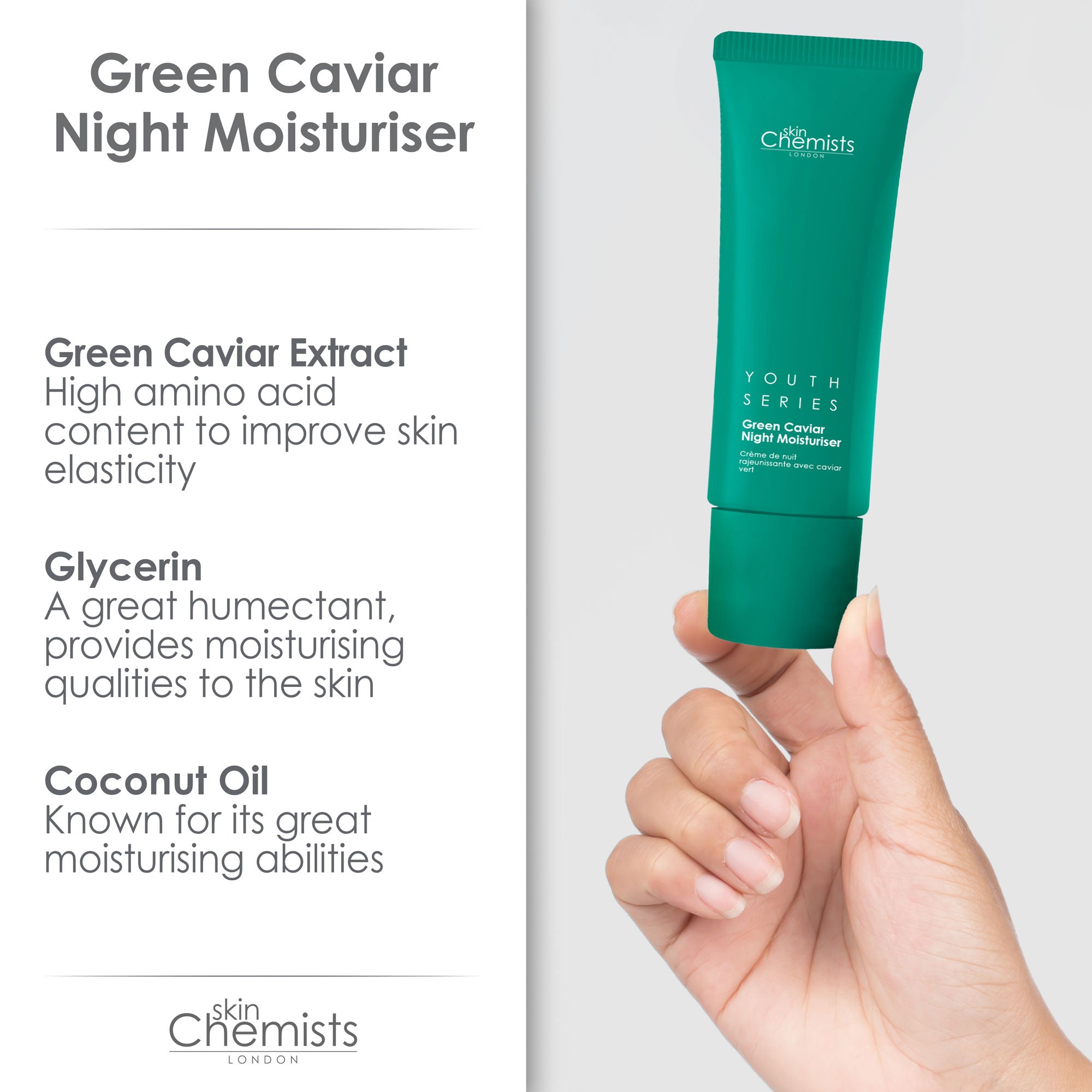 Youth Series Green Caviar Nachtcreme 50 ml x 2 Duo-Pack