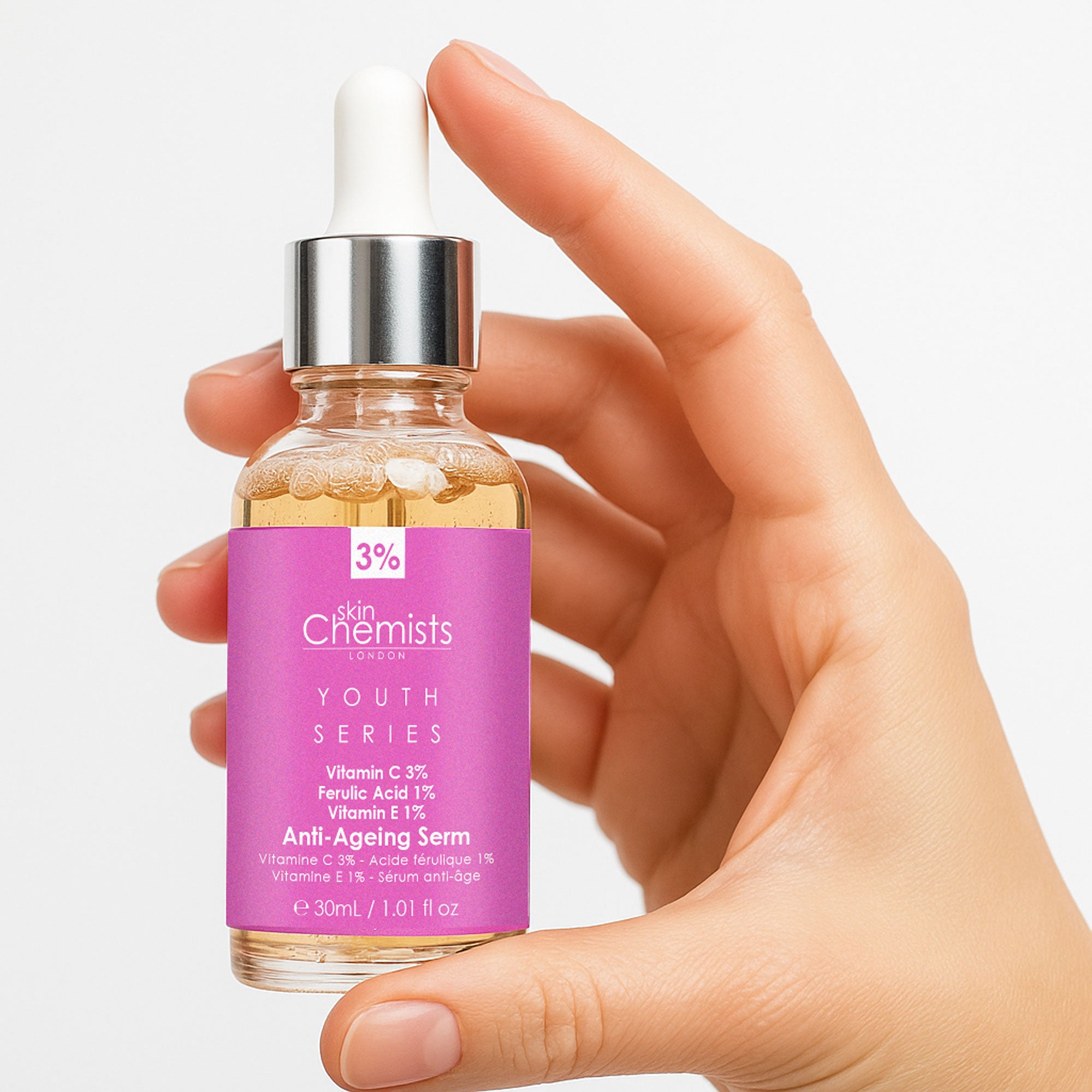 Sérum anti-âge Youth Series Vitamine C 3 %, Acide férulique 1 %, Vitamine E 1 % 30 ml