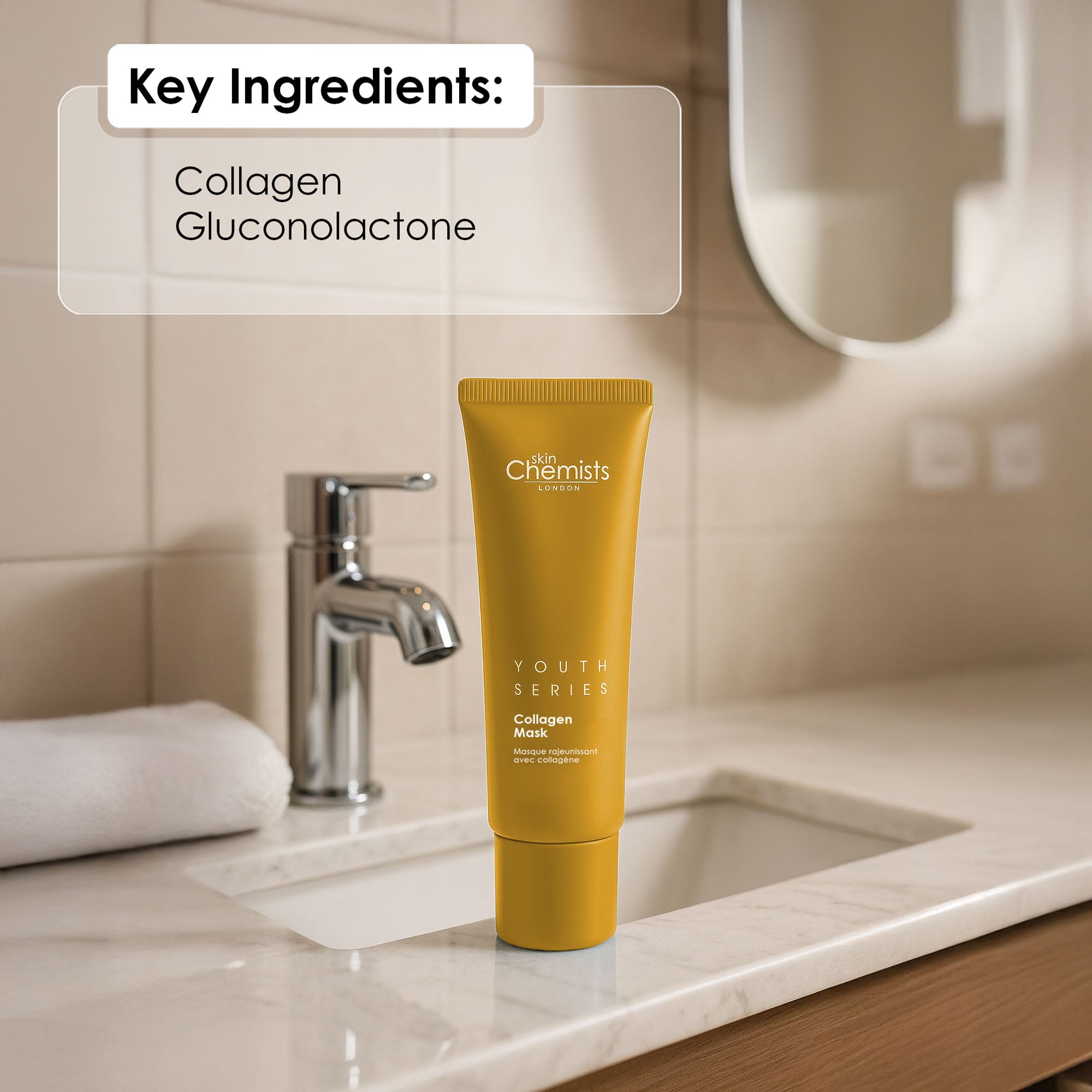 Masque au collagène 1 % de la gamme Jeunesse 50 ml
