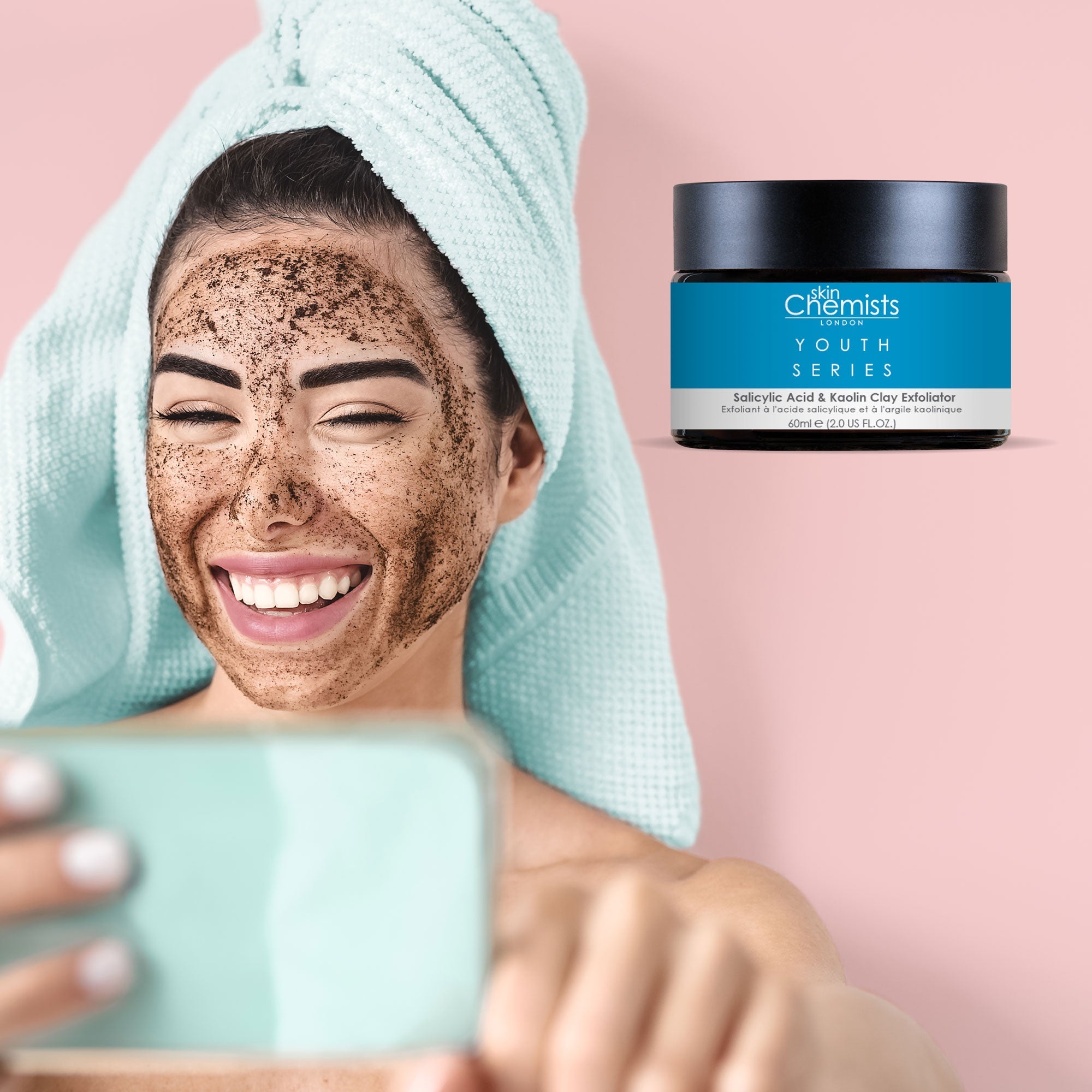 Peeling-Produkt der Youth Series mit Salicylsäure und Kaolin, 60 ml