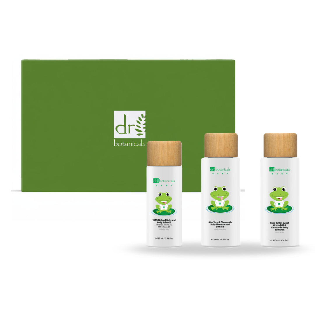 Baby-Kollektion: Shampoo & Duschgel, Körperöl & Milch-Set
