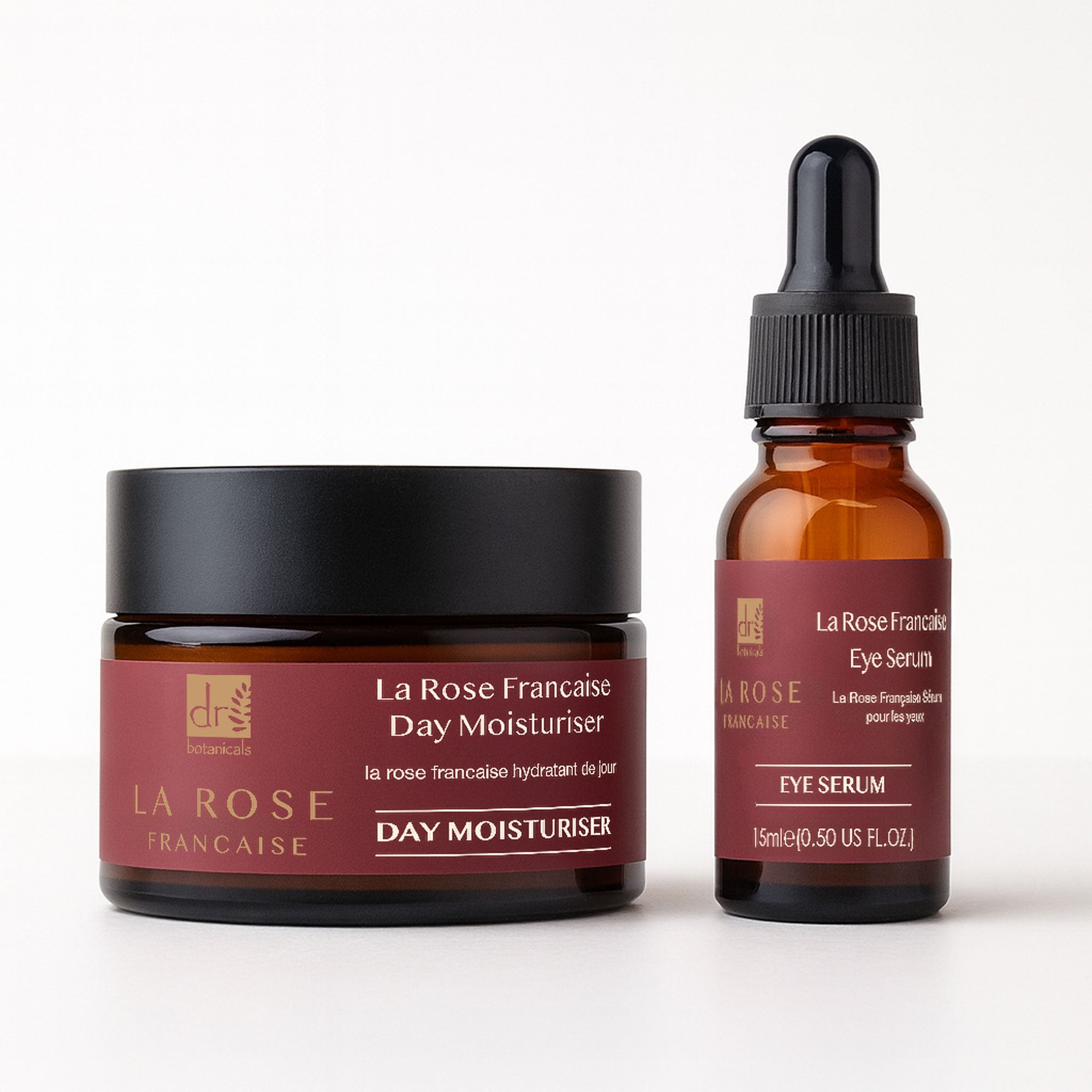 Anti-Aging La Rose Française Duo Feuchtigkeitscreme & Augenserum-Set
