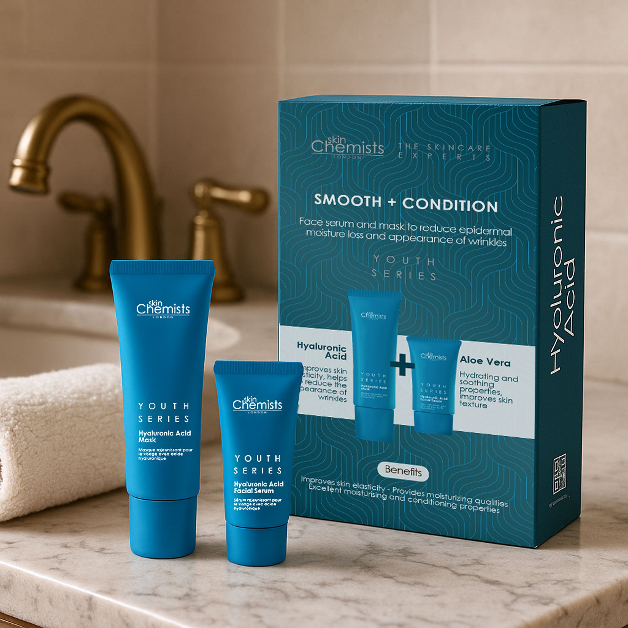 Youth Series Hyaluronsäure-Maske + Hyaluronsäure-Gesichtsserum 80 ml