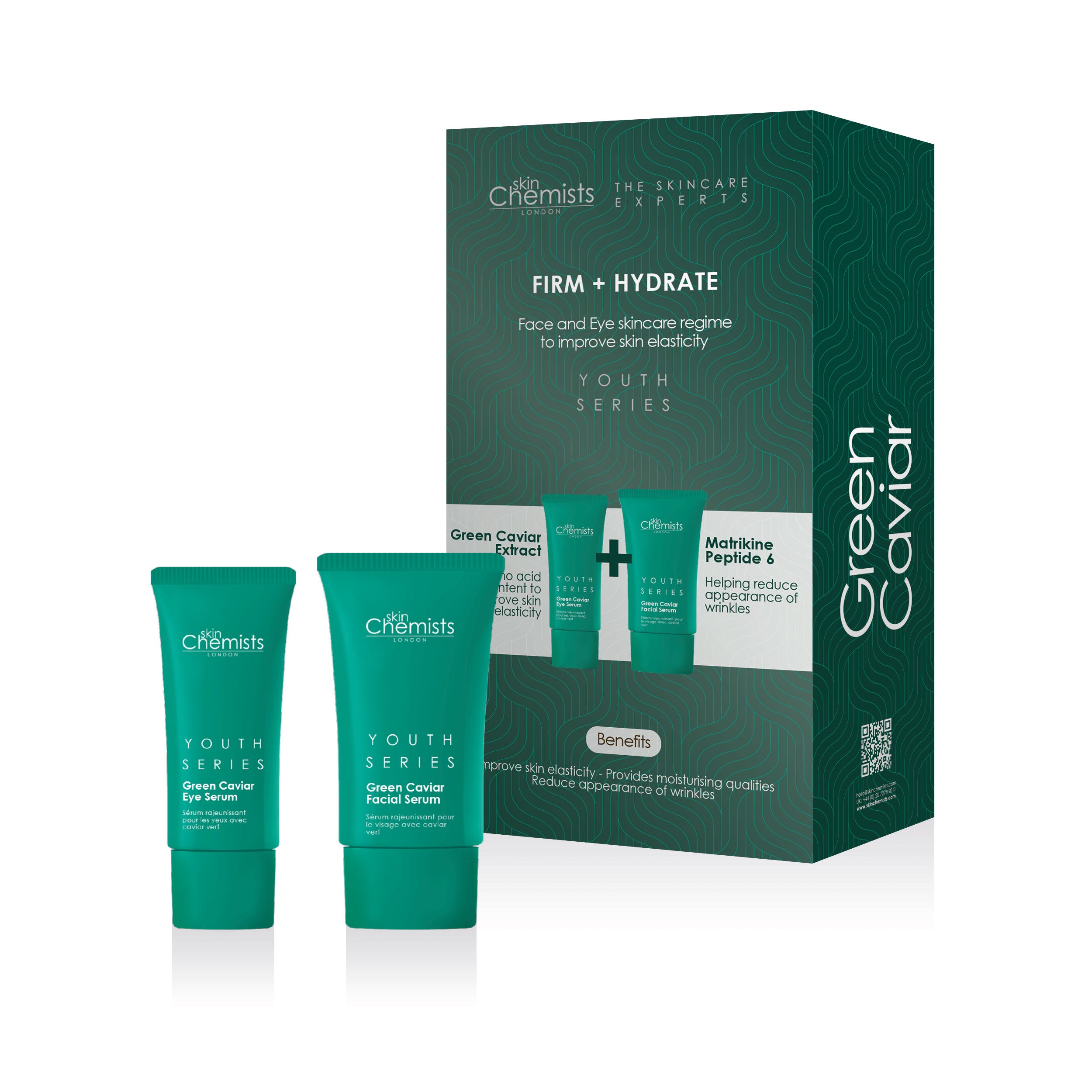 Green Caviar Firm & Hydrate Kit + Gratis Green Caviar Maske (50 ml)