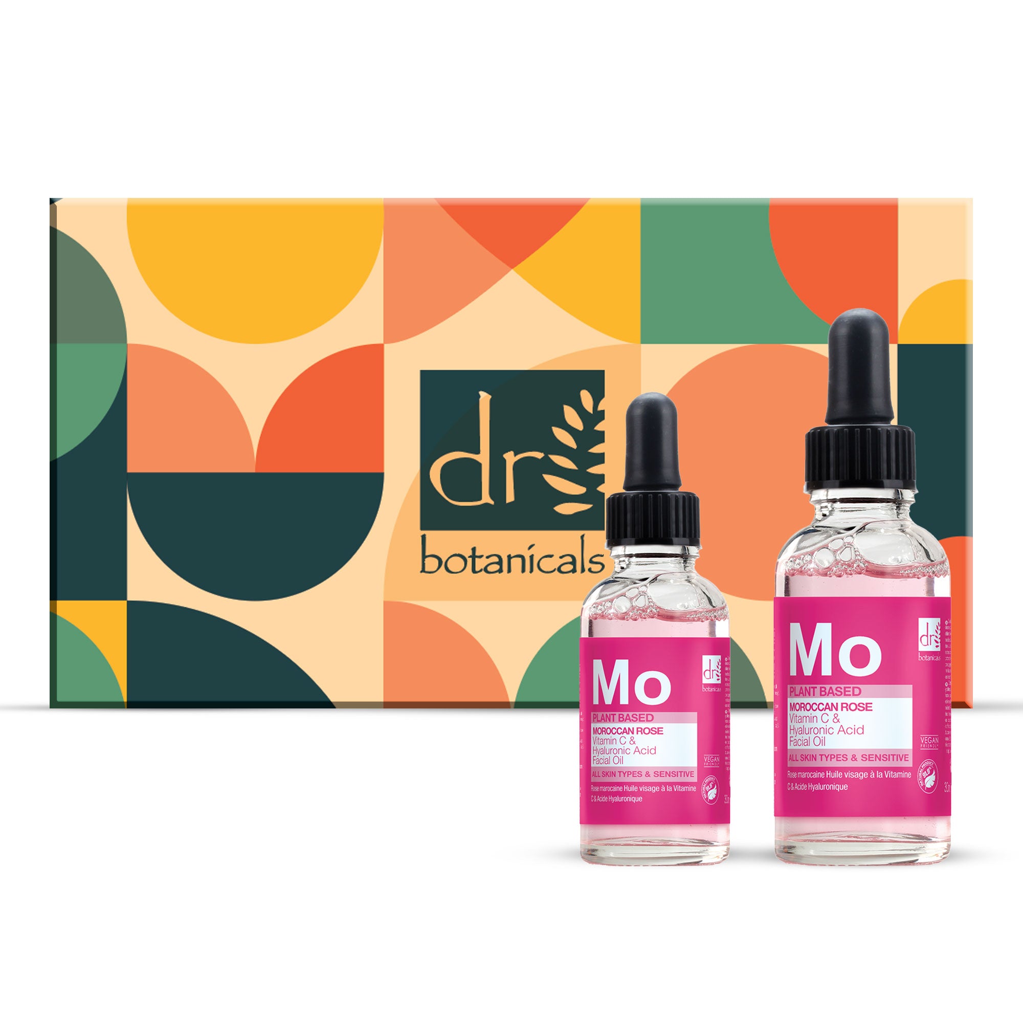 Anti-Aging-Gesichtsöl mit marokkanischer Rose, Hyaluronsäure und Vitamin C, 15 ml & 30 ml