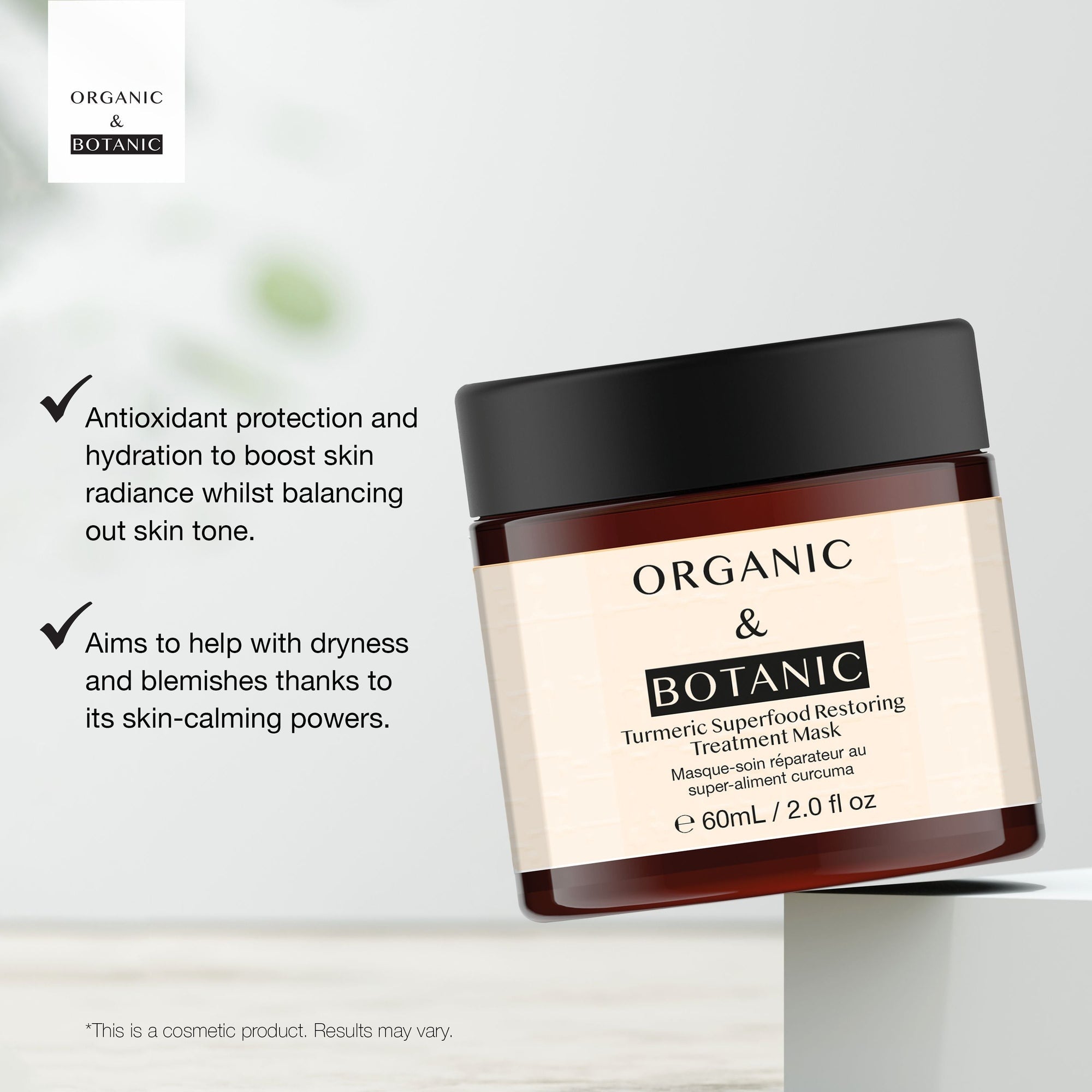 Hochwirksame Kurkuma-Superfood-Regenerationsmaske 60 ml