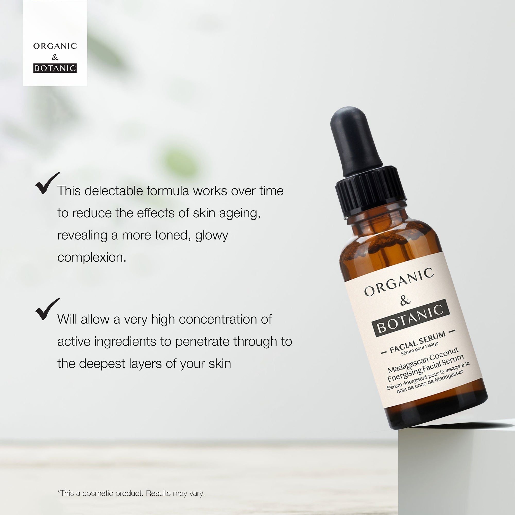 Sérum visage à la noix de coco de Madagascar 30 ml