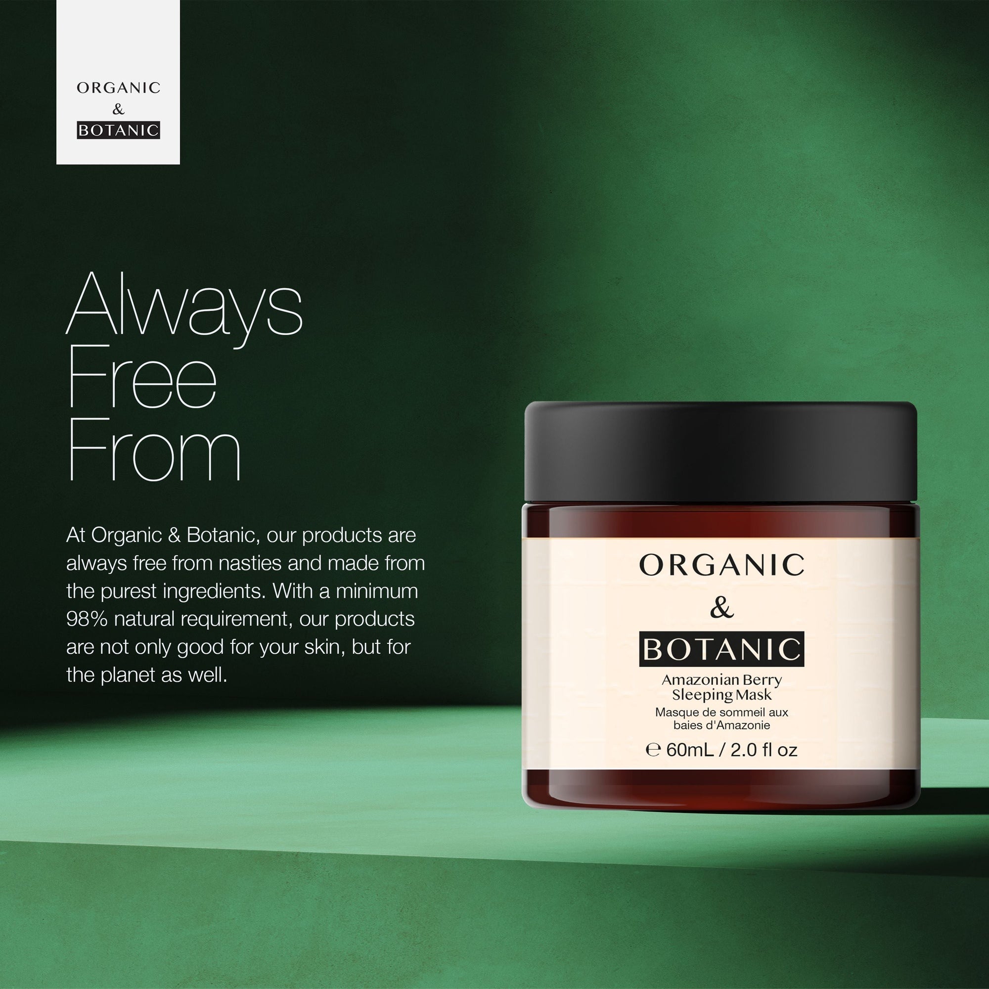 Schlafmaske mit Amazonasbeerenextrakt, 2 x 60 ml, Doppelpackung