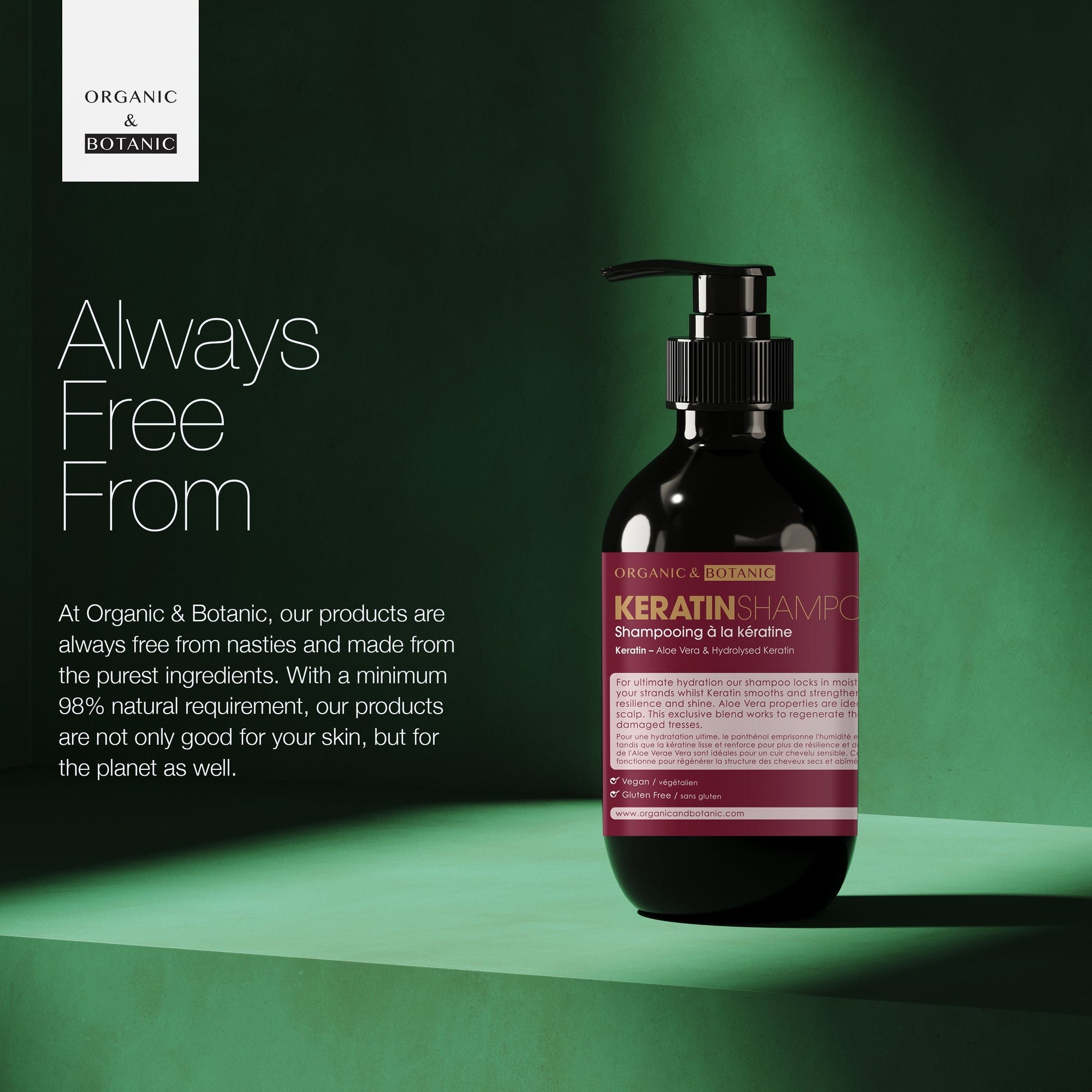 Keratin-Shampoo 500 ml x 2 Duo-Pack