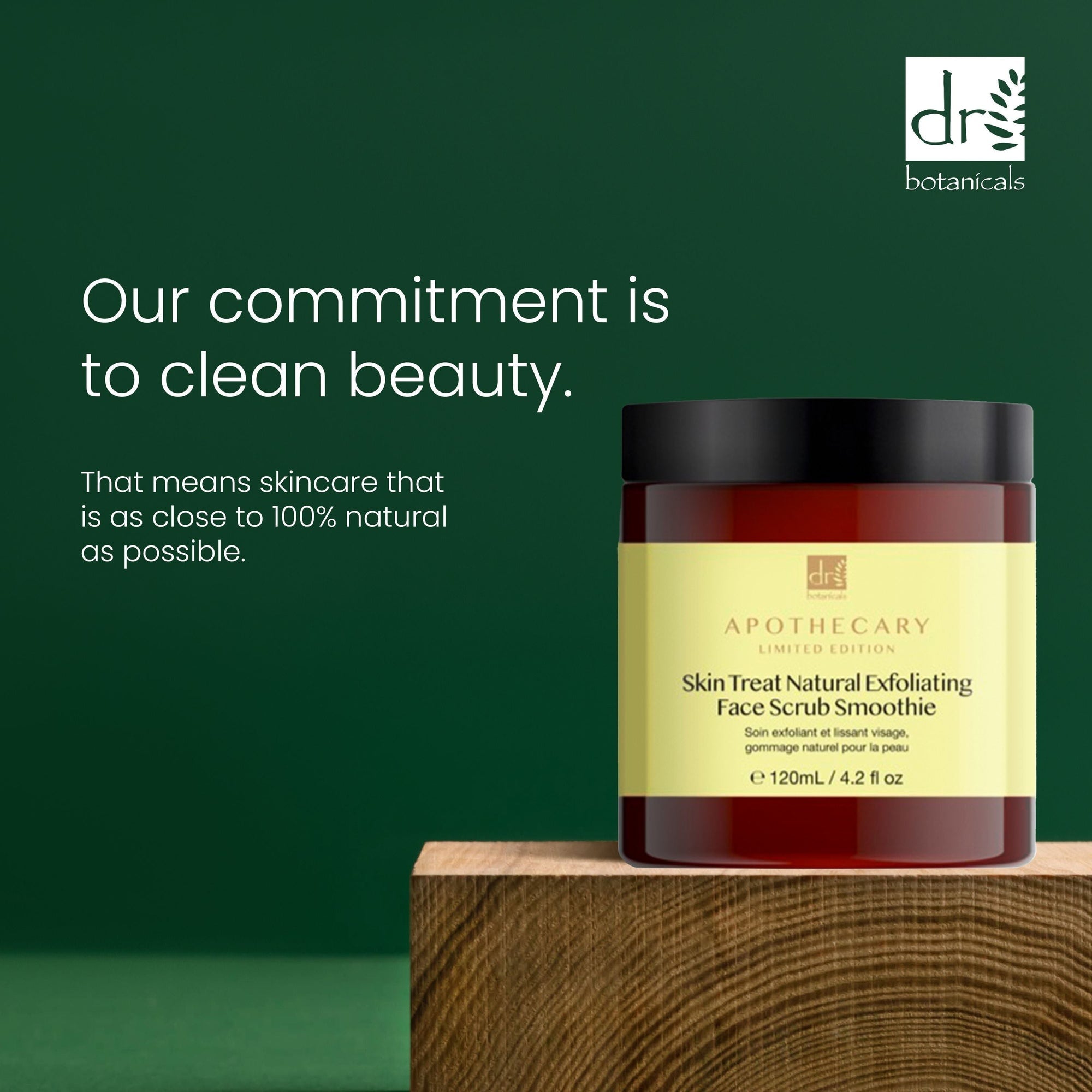 Skin Treat Natürliches Peeling-Gesichts-Smoothie 120ml Doppel-Sparpackung