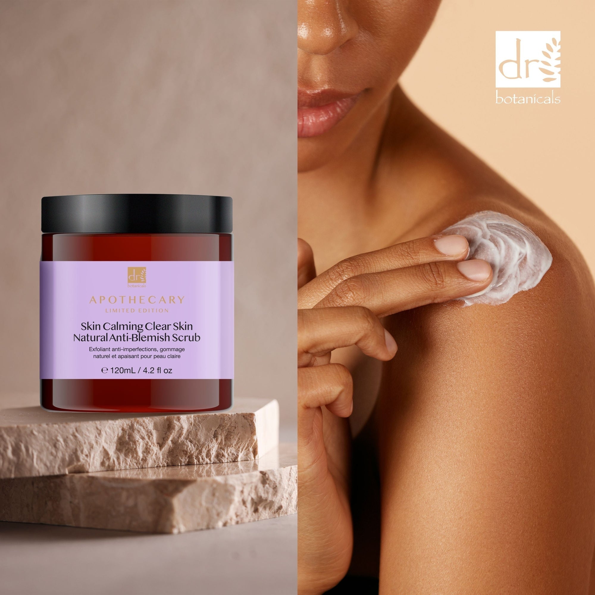 Skin Calming Clear Skin Natural Anti-Blemish Scrub 120ml Twin Value Savings Pack