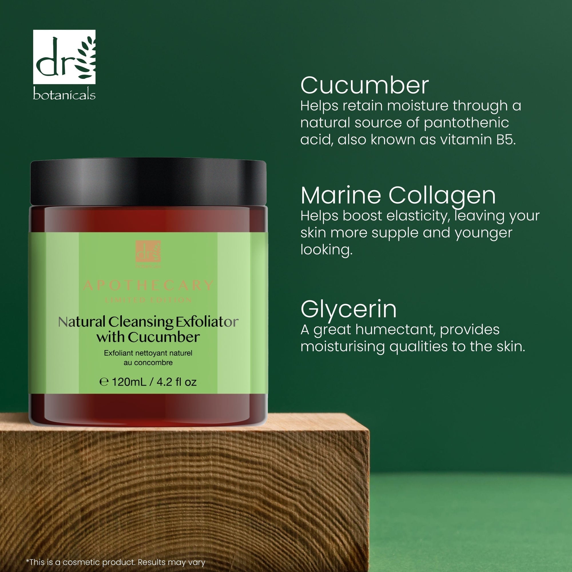 Natürliches Reinigungspeeling mit Gurke, 120 ml Doppelpackung zum Vorteilspreis