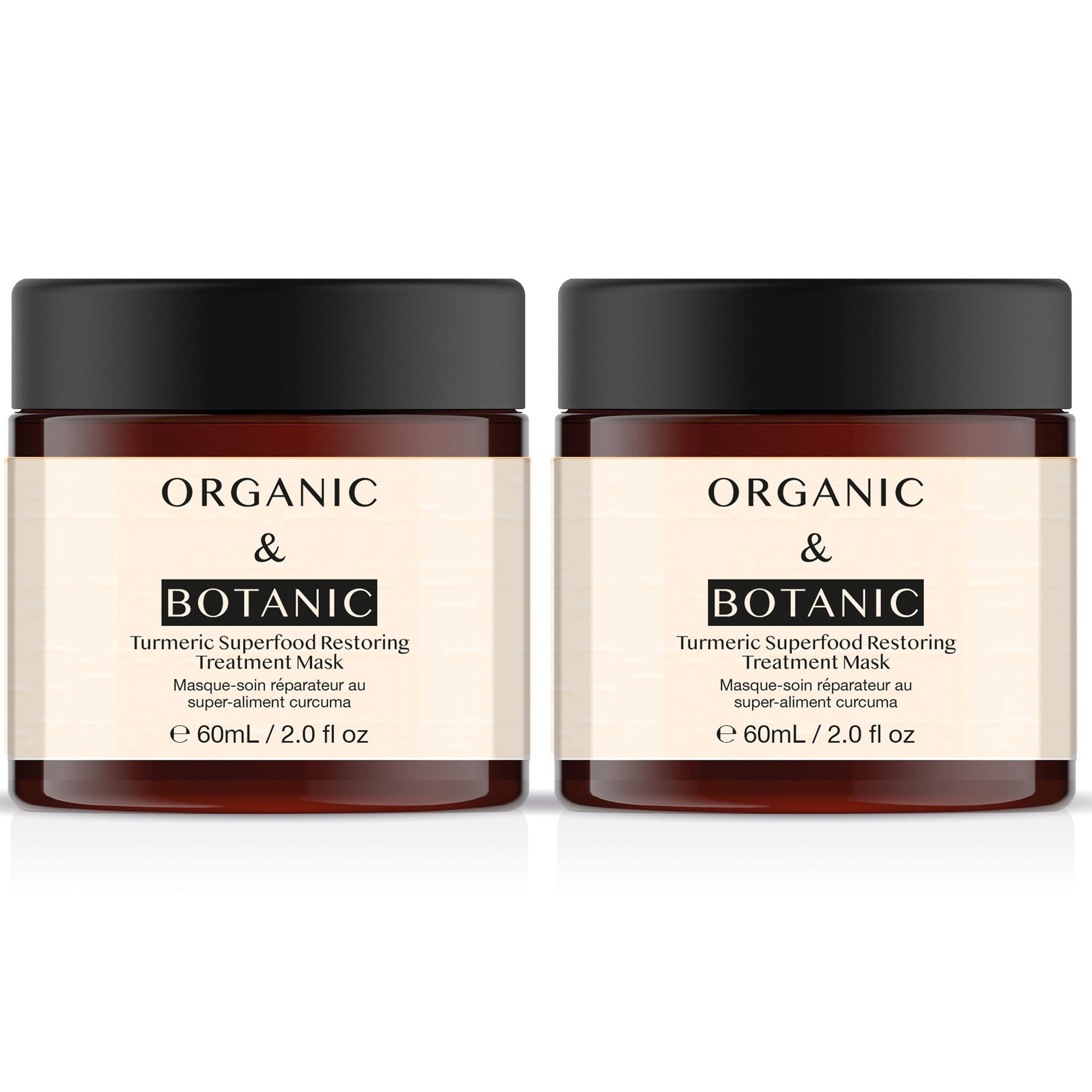 Hochwirksame Kurkuma-Superfood-Regenerationsmaske 60 ml x 2 Duo-Pack