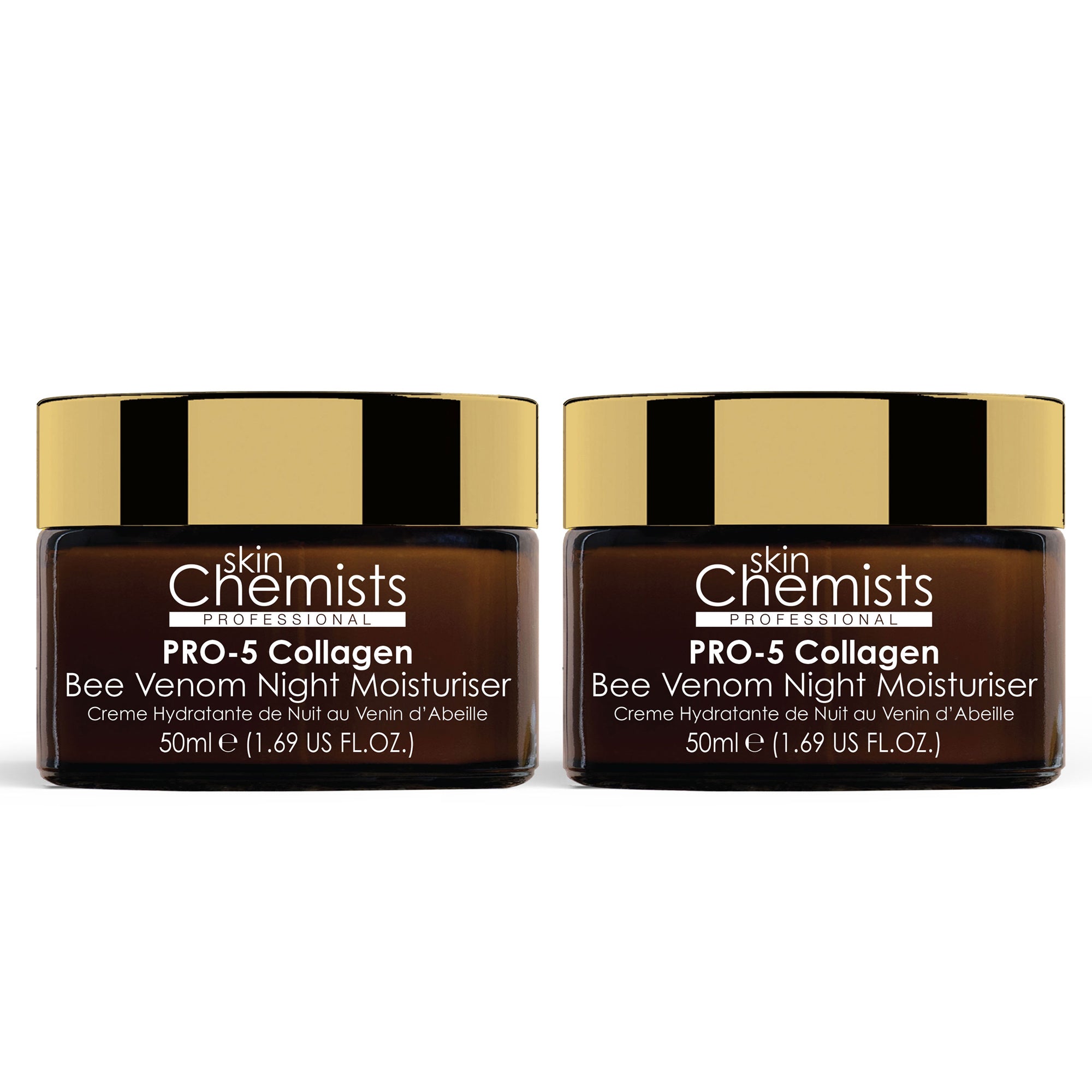 Pro-5 Collagen Bienengift Nachtcreme 50ml x 2 Duo-Pack