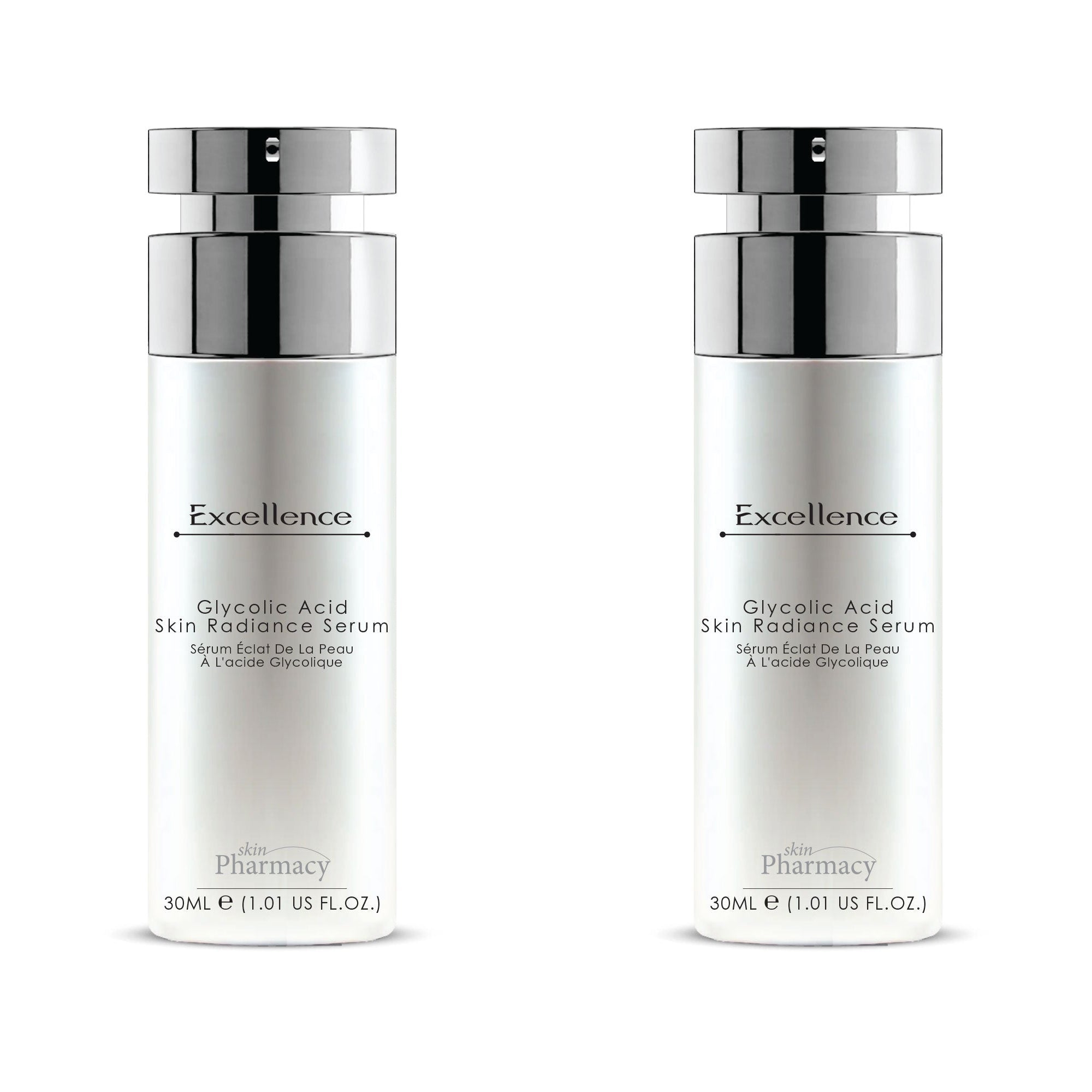 Excellence Glykolsäure-Serum für strahlende Haut, 2 x 30 ml (Duo-Pack)